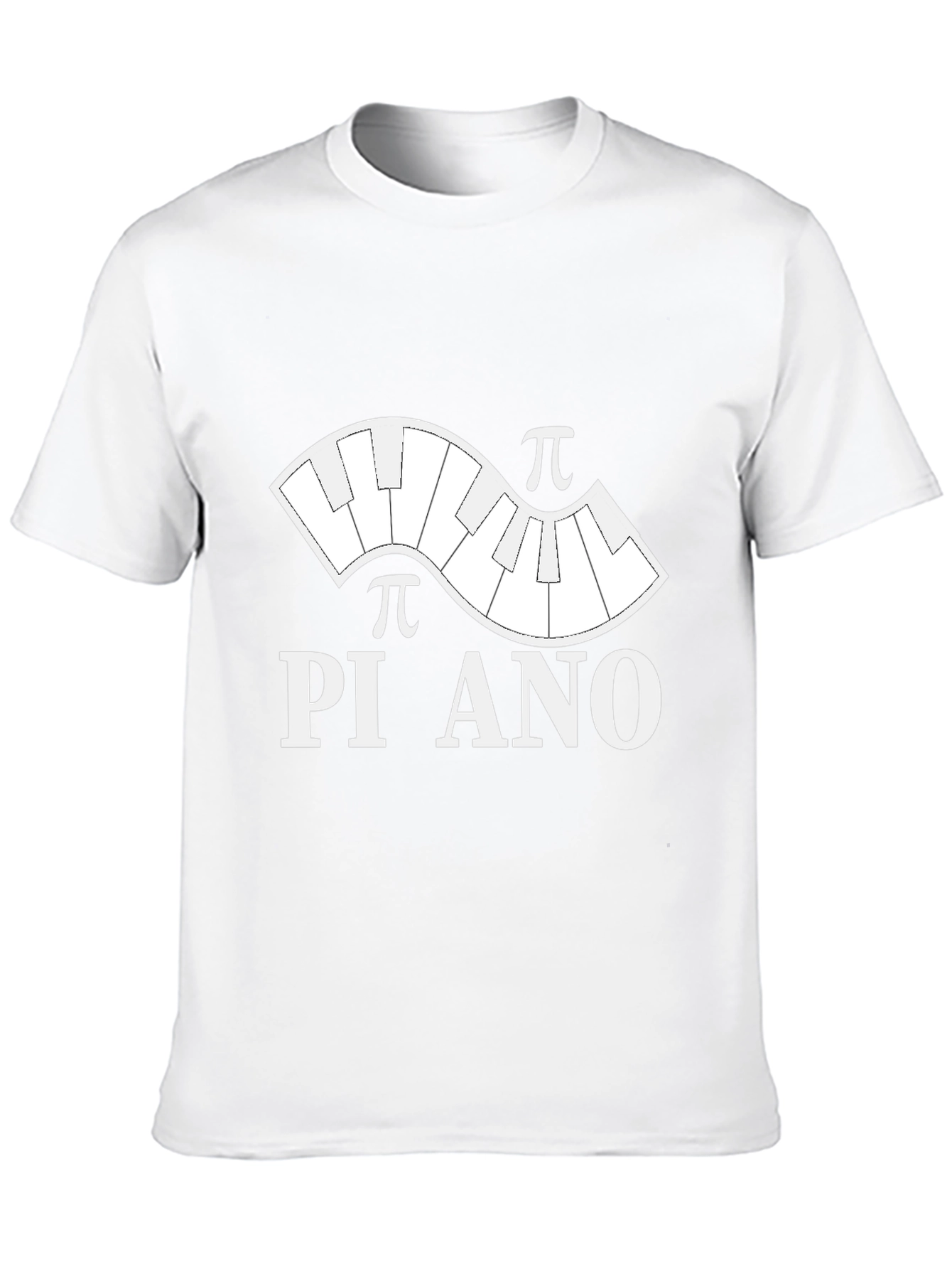 Pi-ano T-Shirt: Funny Math & Music Tee