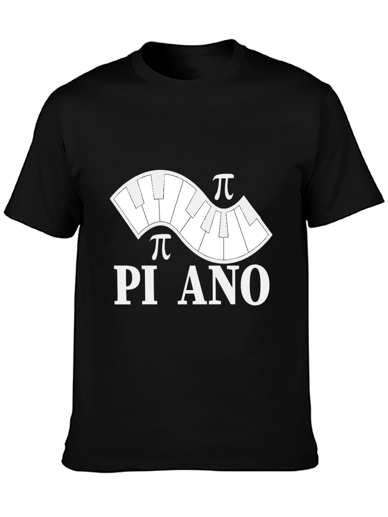 Pi-ano T-Shirt: Funny Math & Music Tee