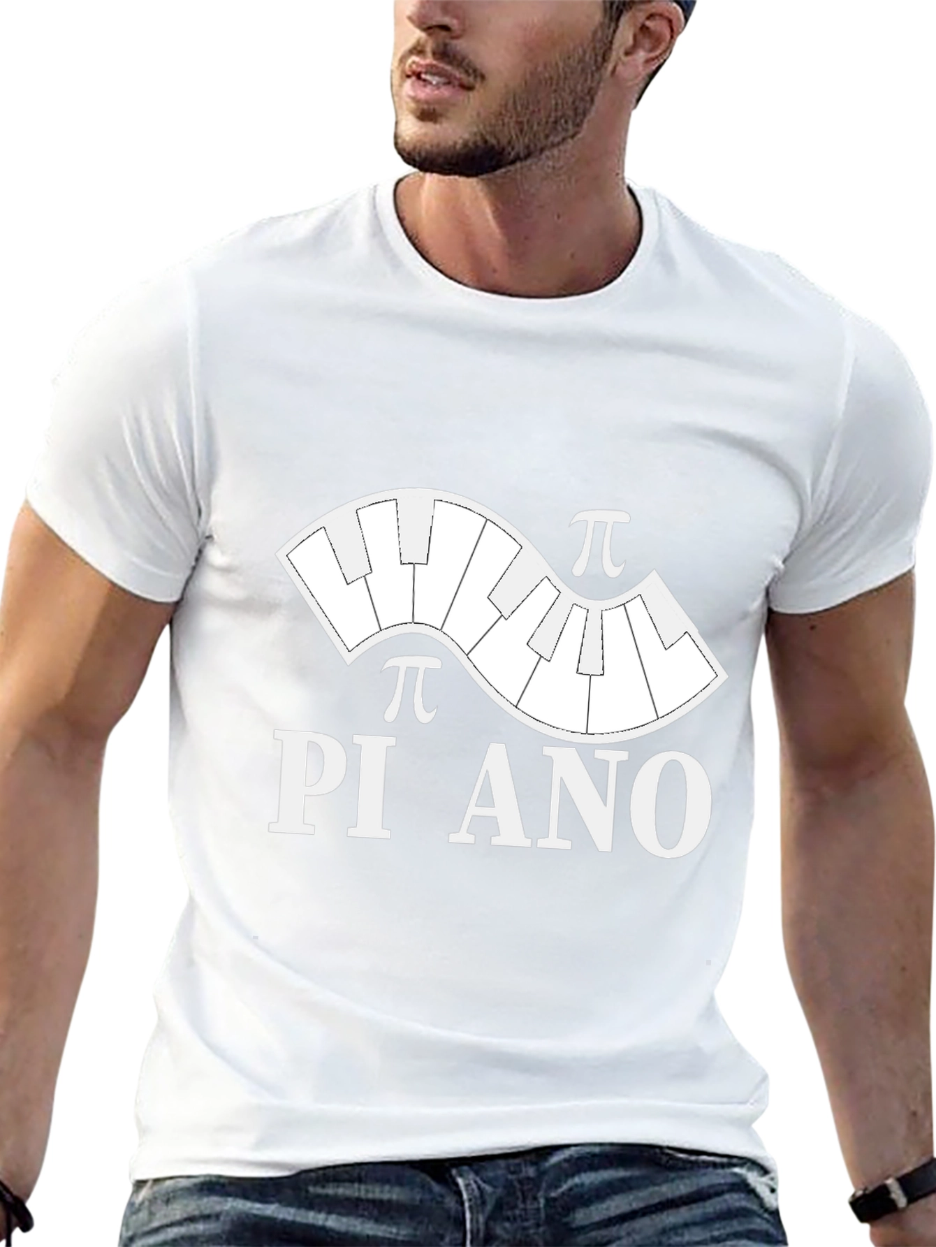 Pi-ano T-Shirt: Funny Math & Music Tee