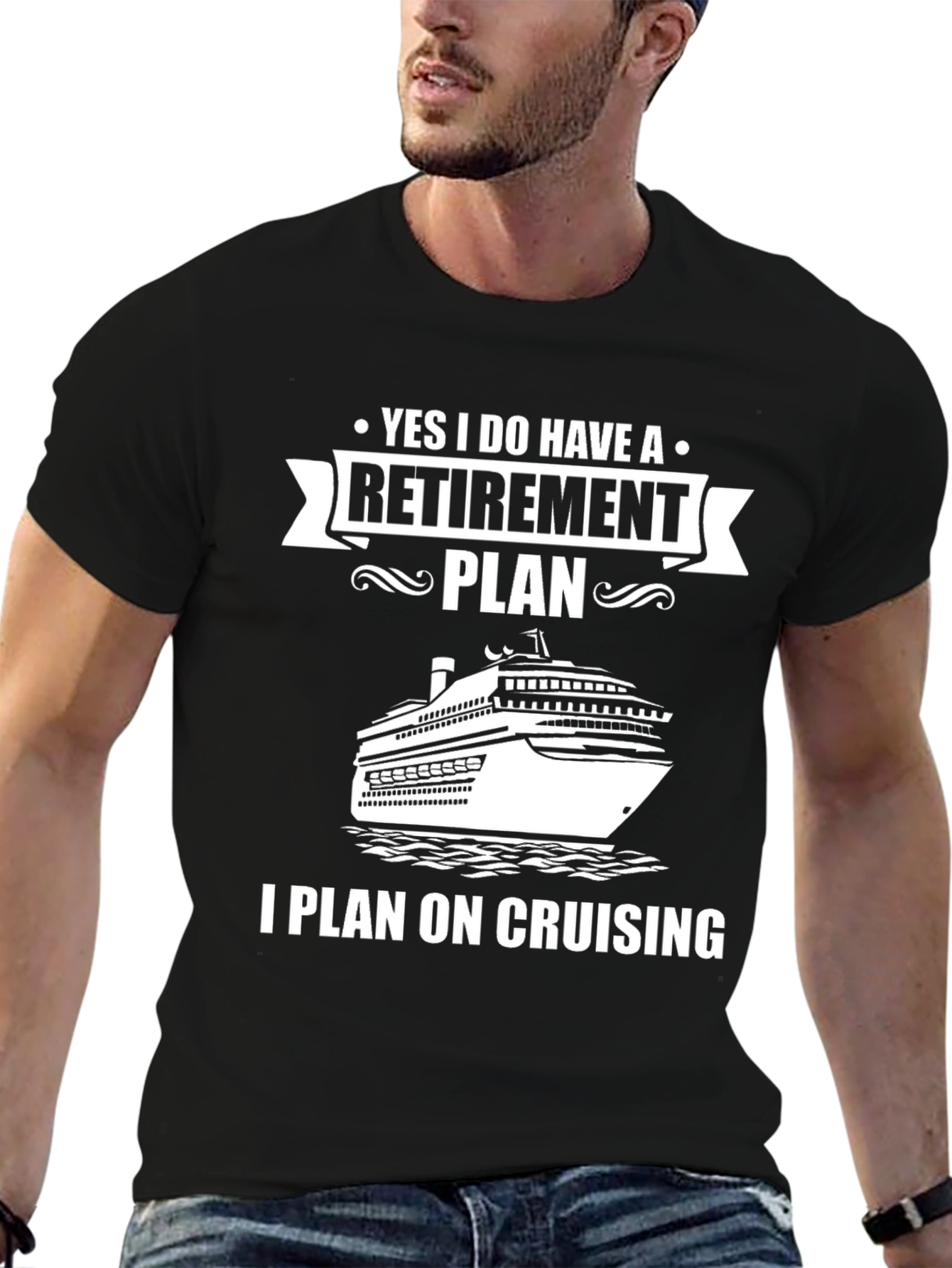 Retirement Cruise Plan Graphic Tee Shirt