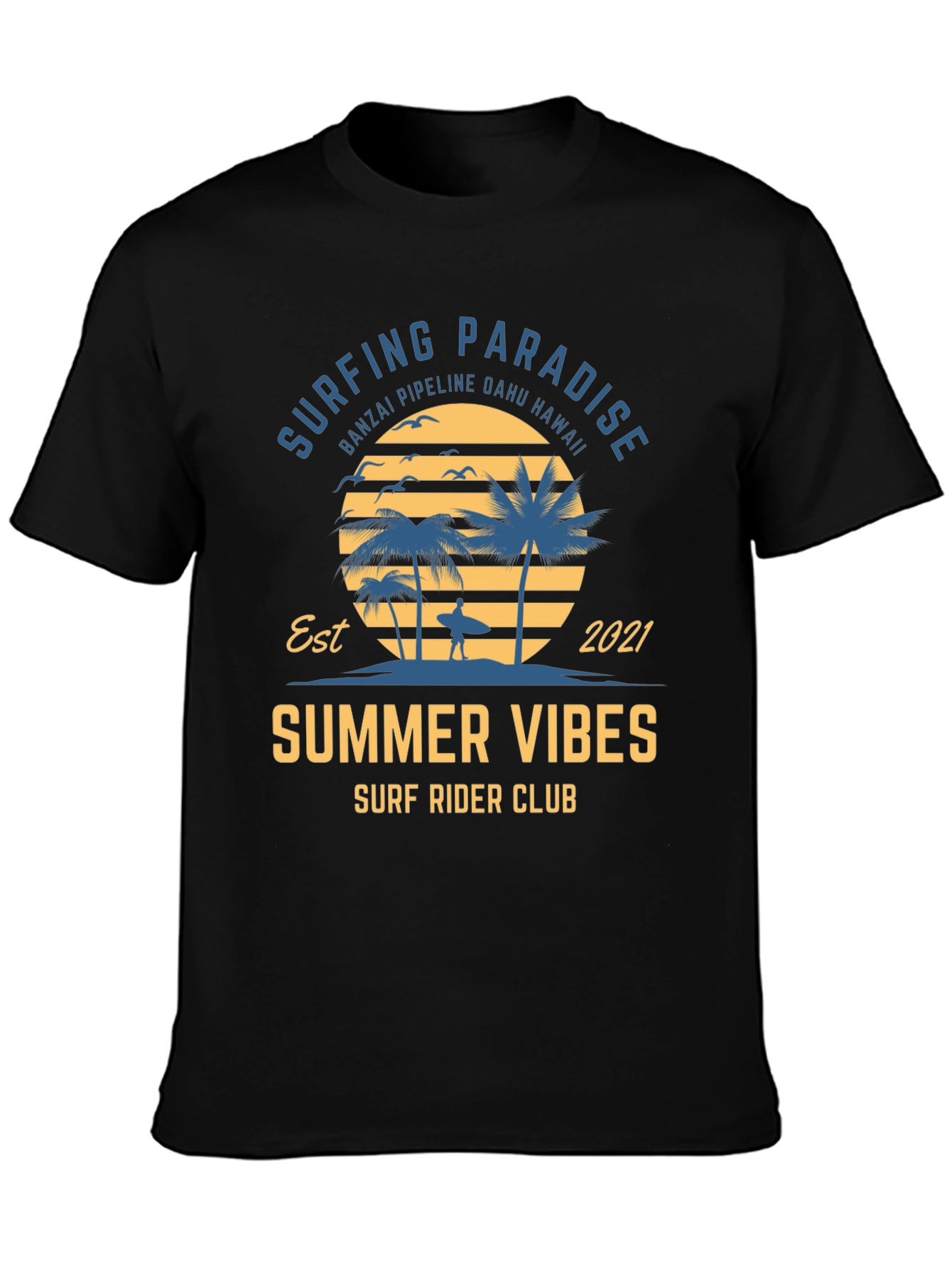 Surfing Paradise Summer Vibes T-Shirt