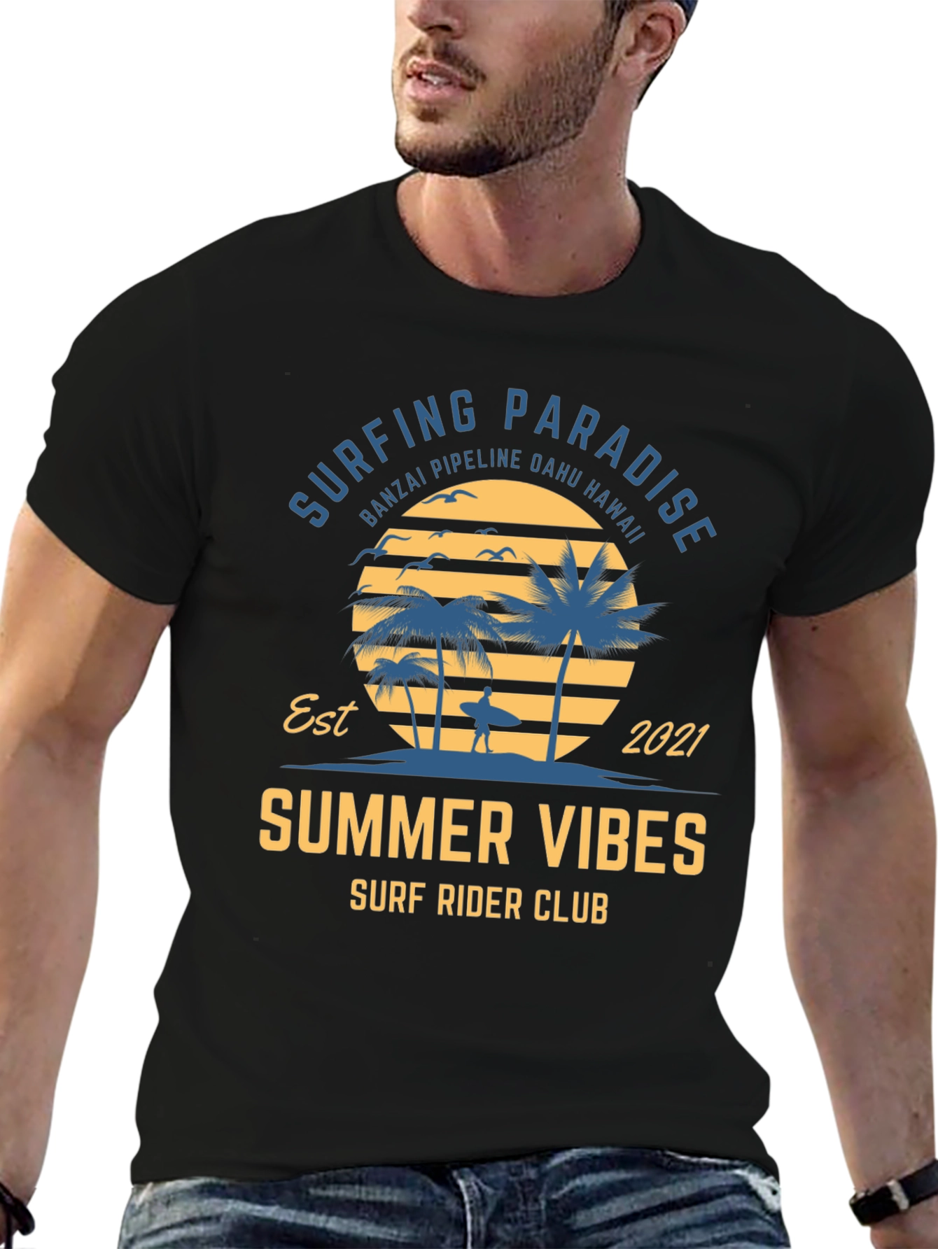 Surfing Paradise Summer Vibes T-Shirt