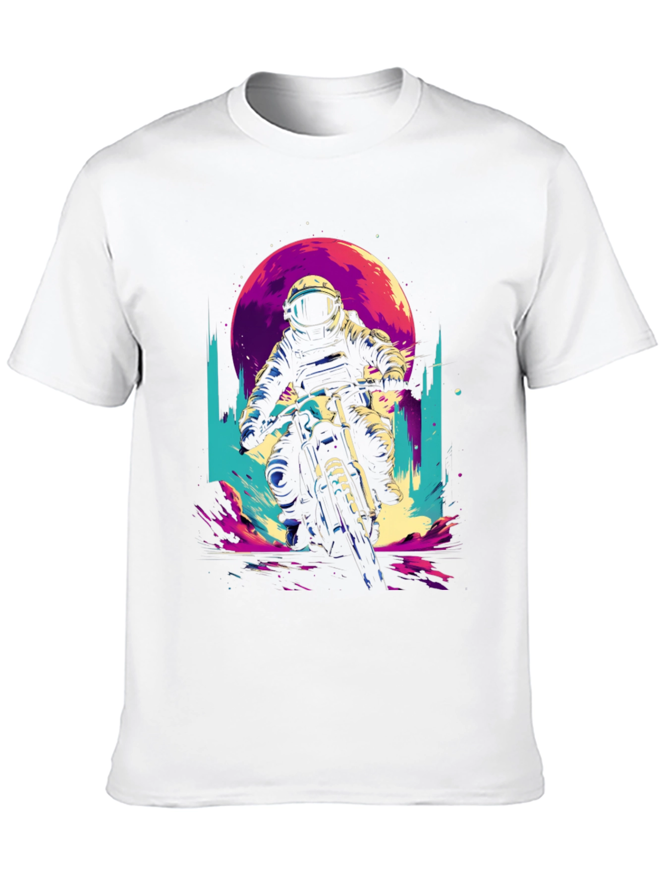 Retro Space Rider T-Shirt - Adventure Awaits!