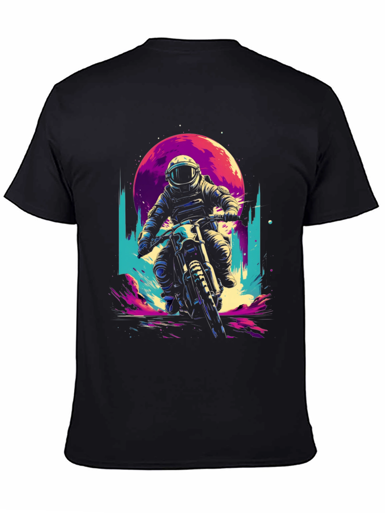 Retro Space Rider T-Shirt - Adventure Awaits!