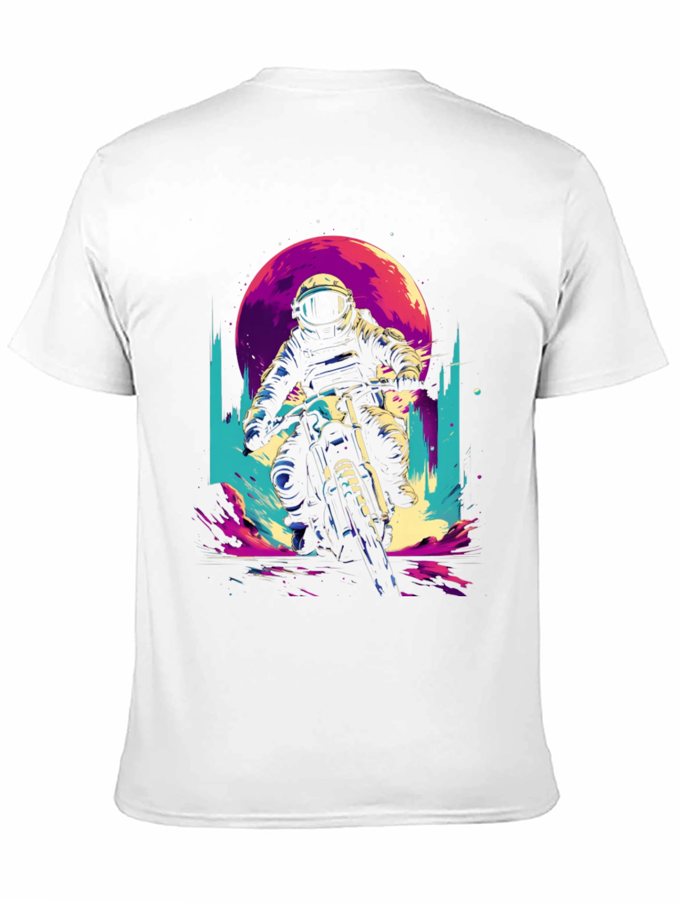 Retro Space Rider T-Shirt - Adventure Awaits!