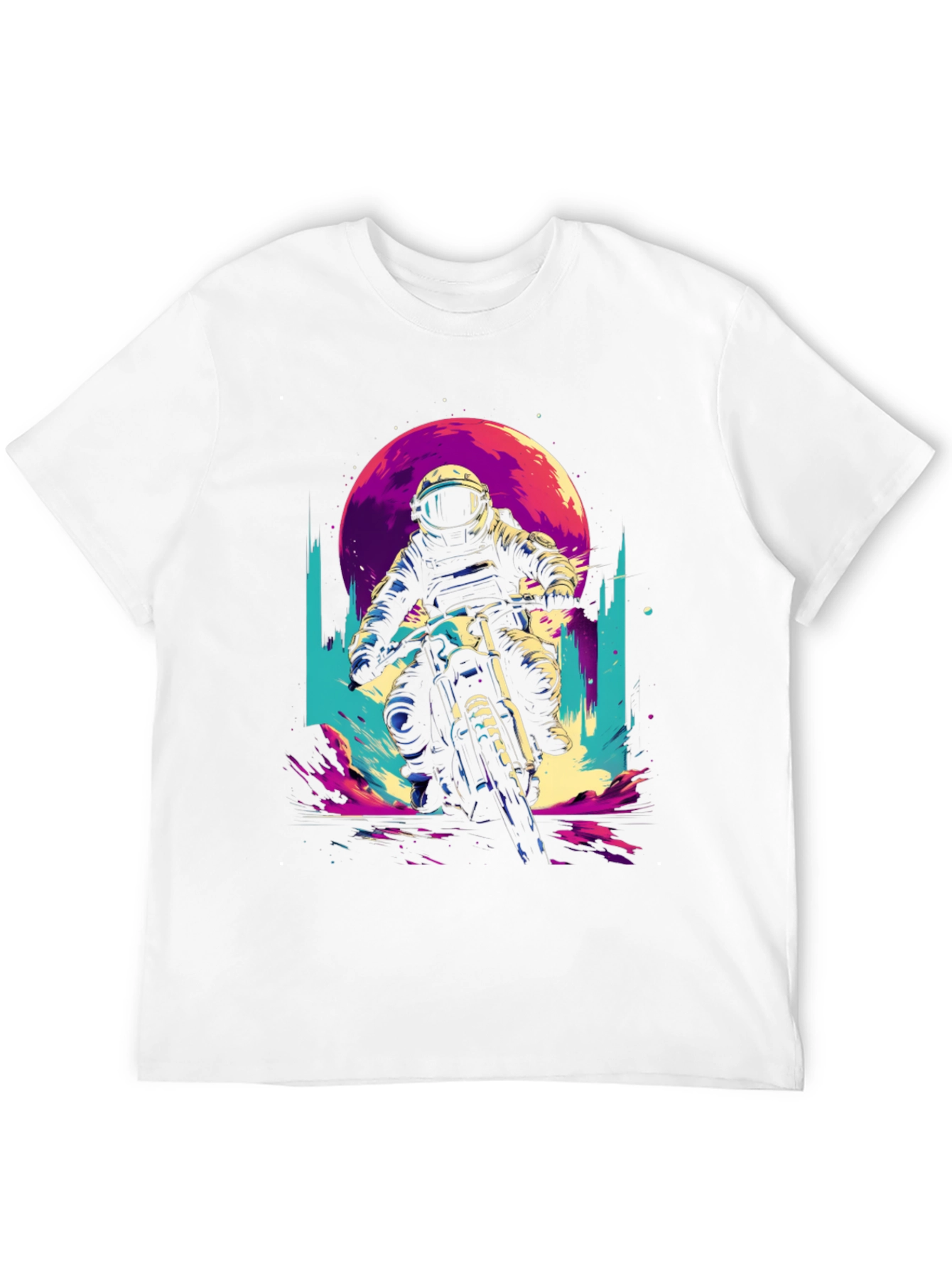 Retro Space Rider T-Shirt - Adventure Awaits!