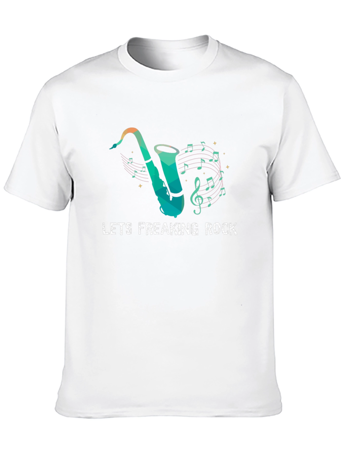 Lets Freaking Rock Saxophone T-Shirt