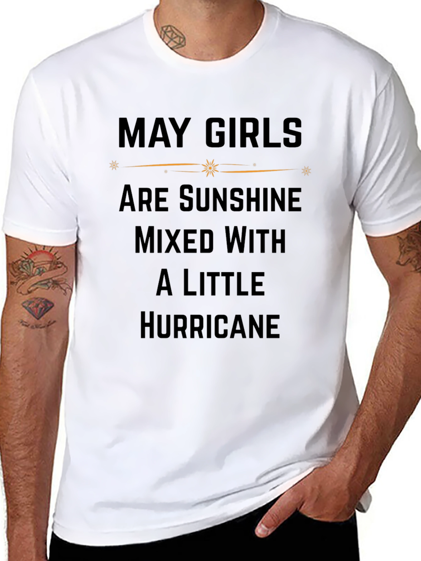 May Girls Sunshine Hurricane Graphic Tee