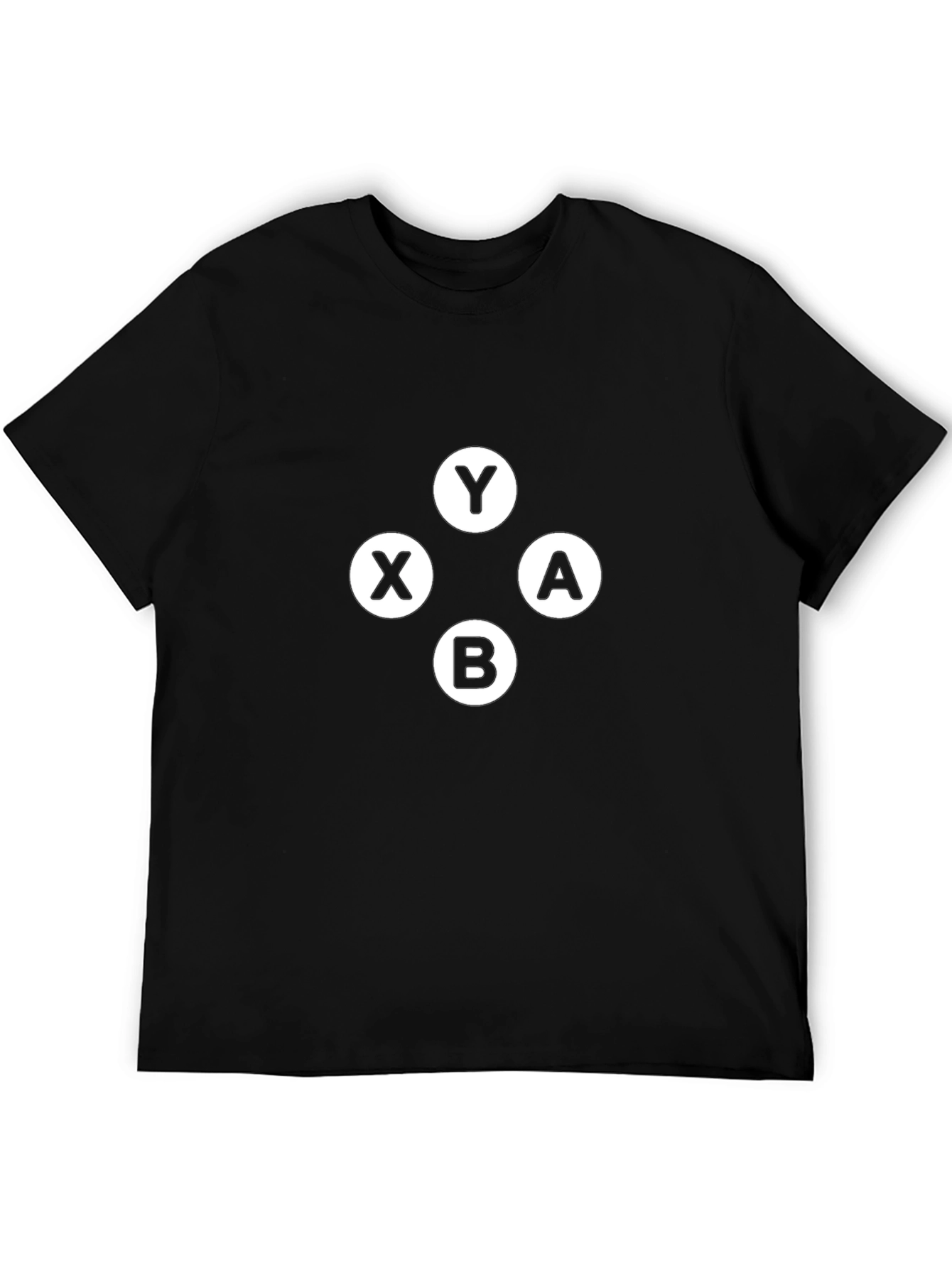 Gaming Buttons Tee - Xbox Style Design