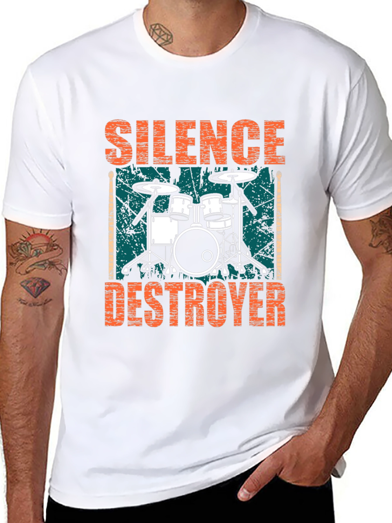 Silence Destroyer Drummer T-Shirt