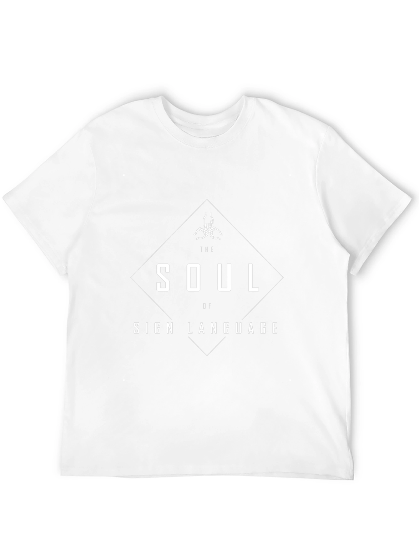 Soul of Sign Language T-Shirt | Black Graphic Tee