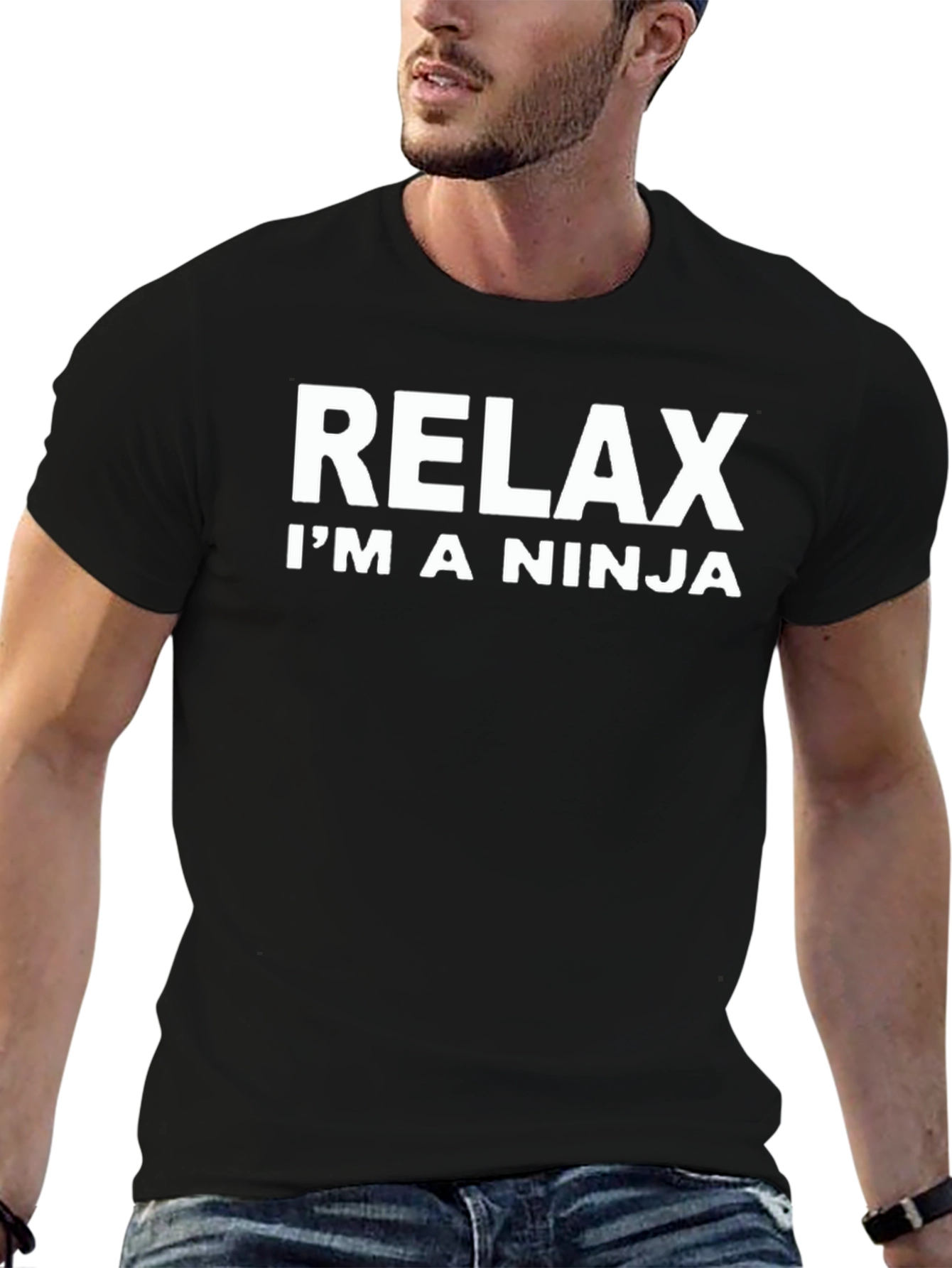 Relax Im A Ninja Graphic T-Shirt