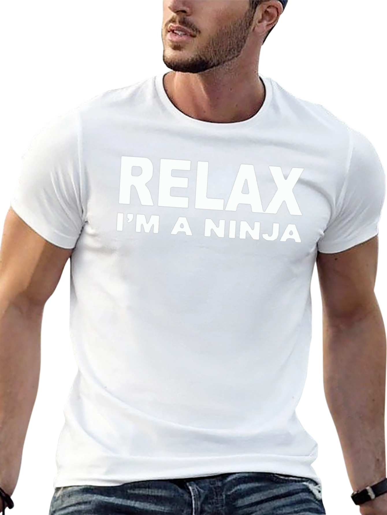 Relax Im A Ninja Graphic T-Shirt