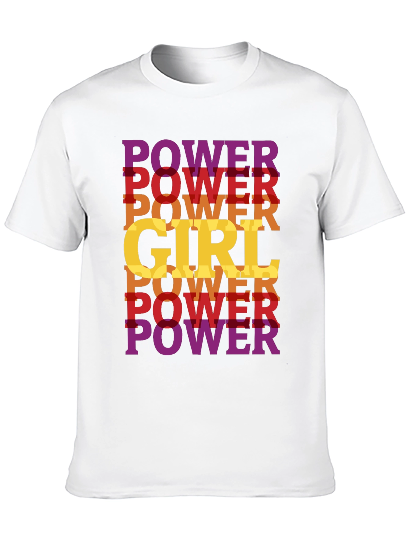 Power Girl T-Shirt Black Cotton Empowering Design