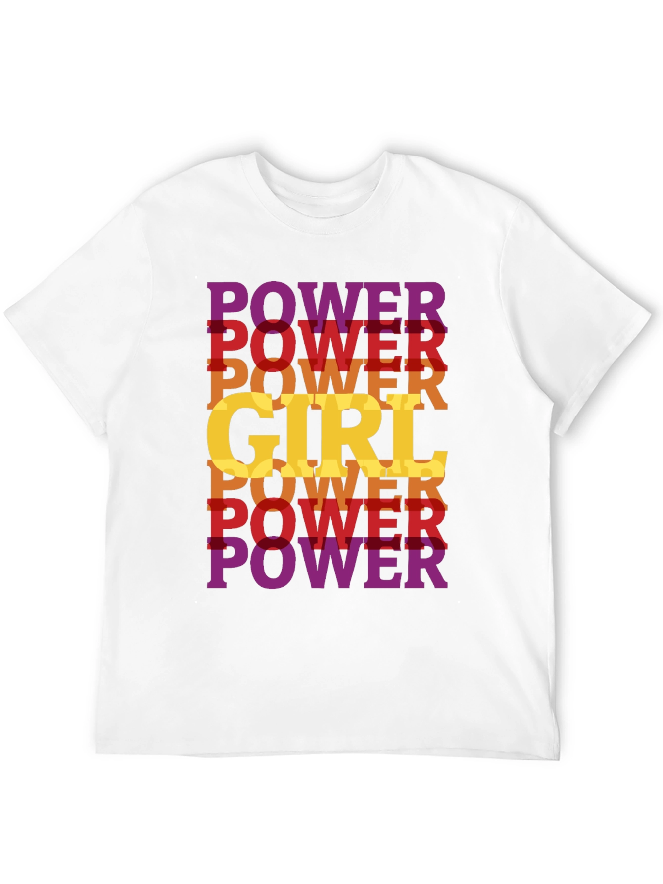 Power Girl T-Shirt Black Cotton Empowering Design