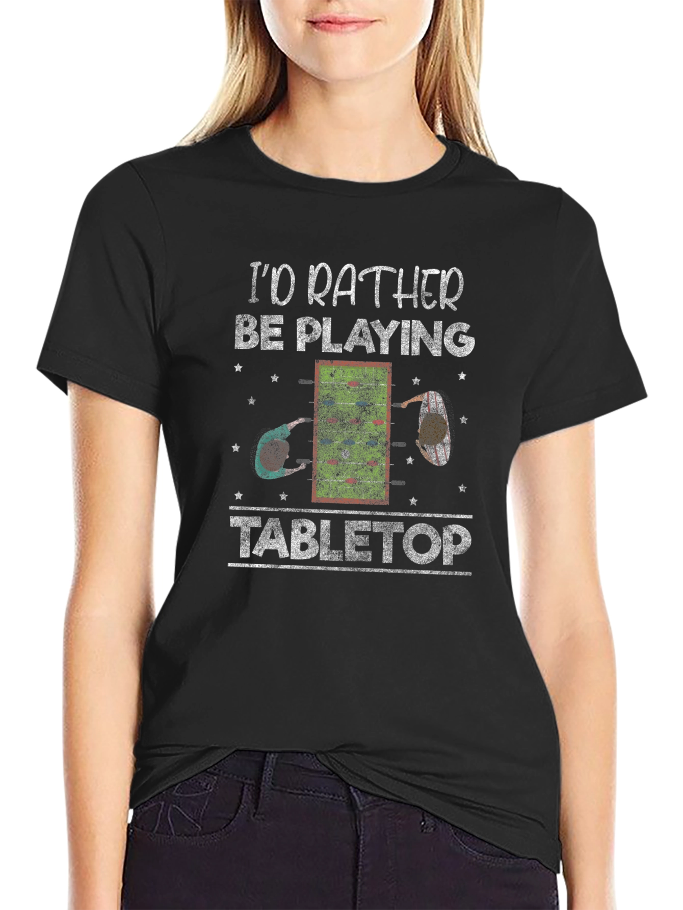 Tabletop Gaming T-Shirt - Id Rather Be Playing