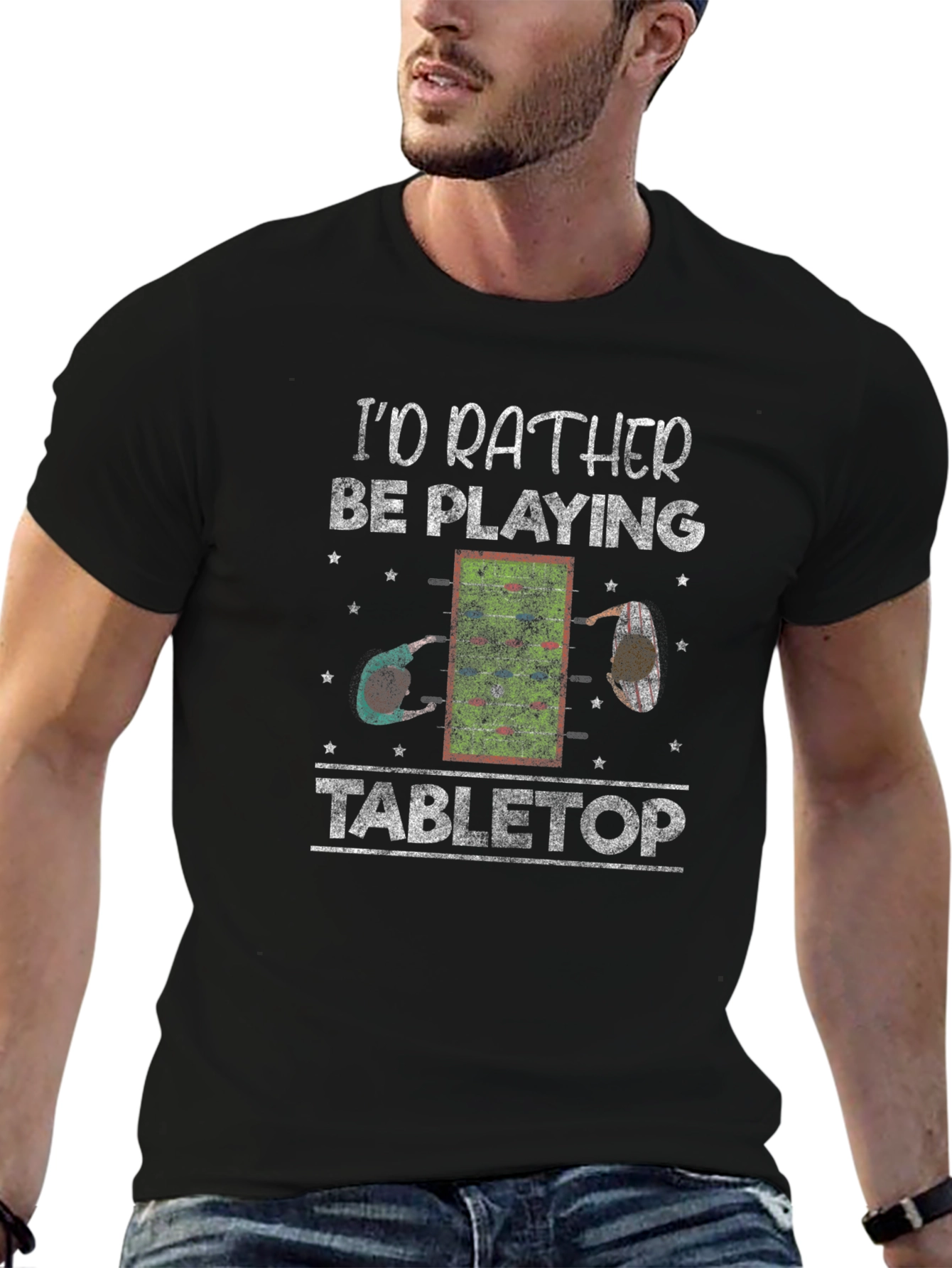 Tabletop Gaming T-Shirt - Id Rather Be Playing
