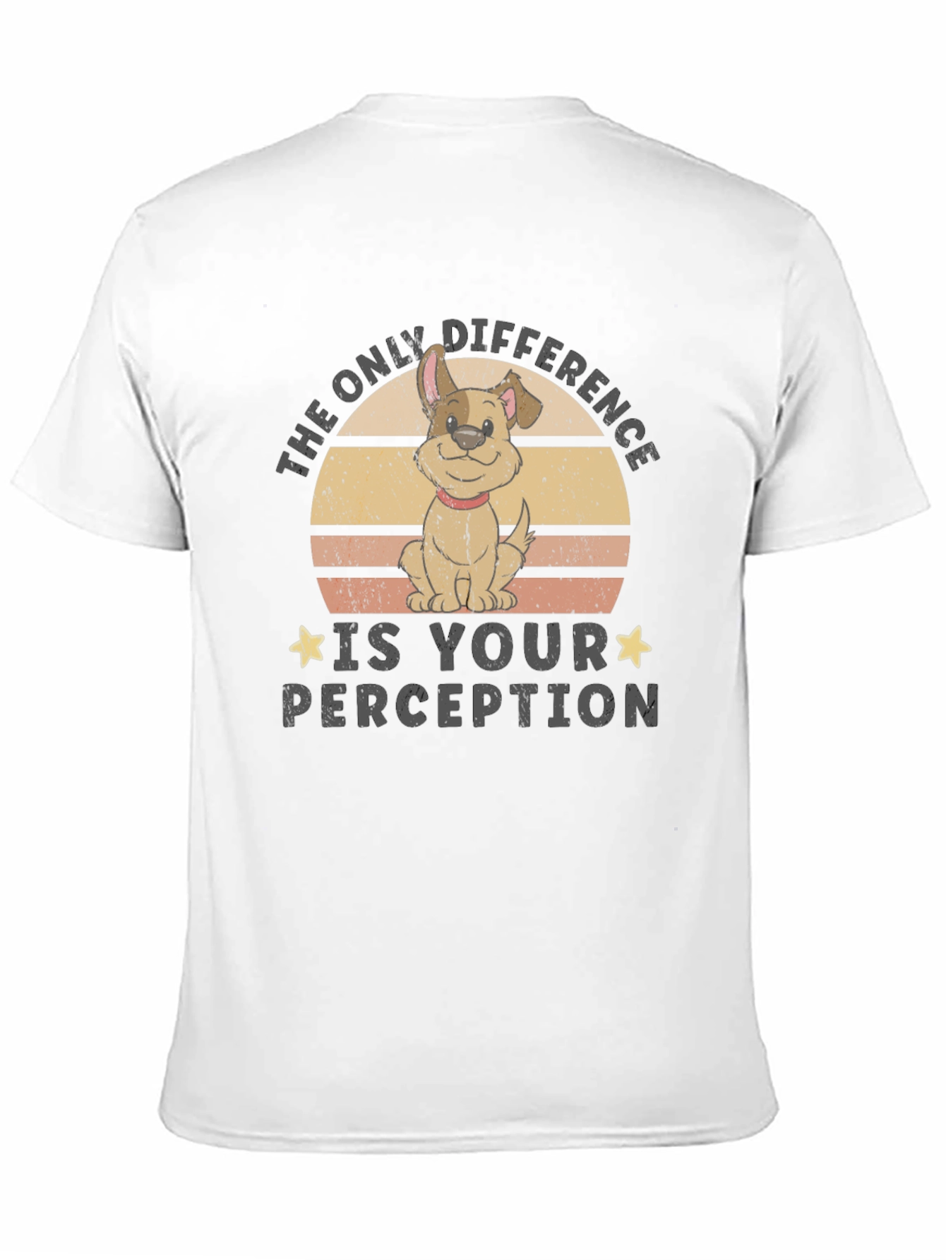 The Only Difference Dog Graphic Tee