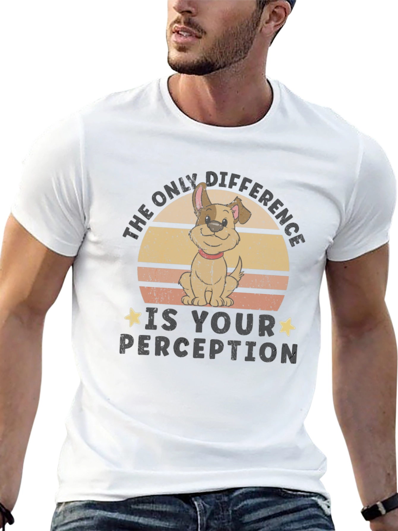 The Only Difference Dog Graphic Tee