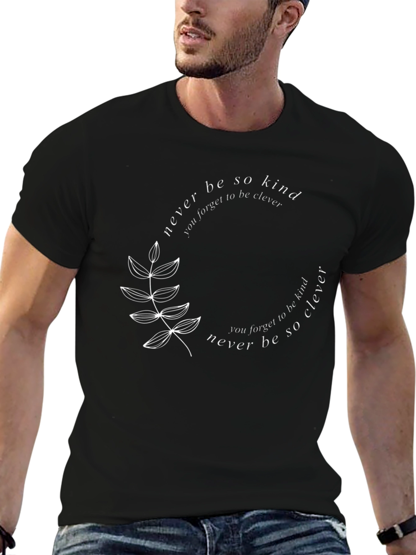 Kindness & Cleverness Graphic Tee - Black