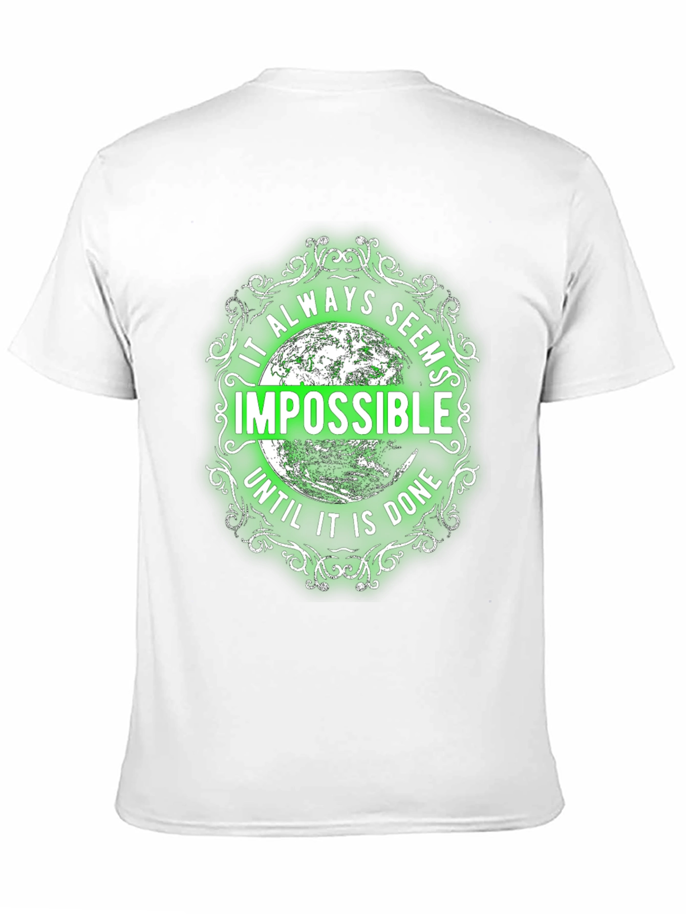 Motivational Graphic Tee - Impossible Quote Shirt