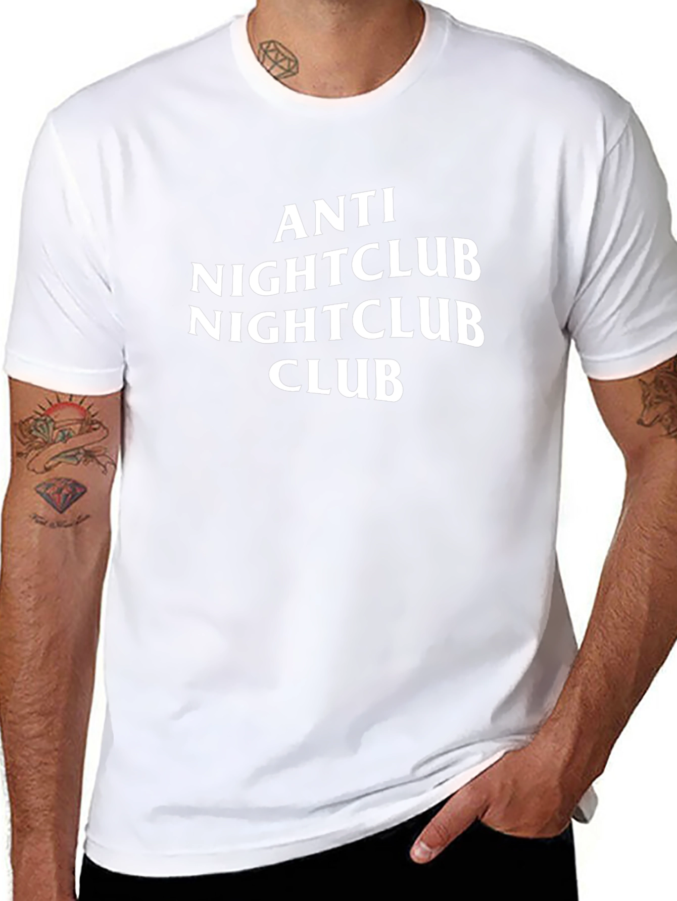 Anti Nightclub T-Shirt - Funny Sarcastic Party Tee