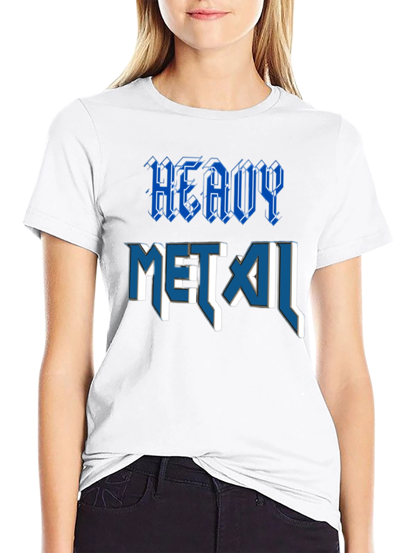 Heavy Metal Graphic T-Shirt - Classic Rock Style