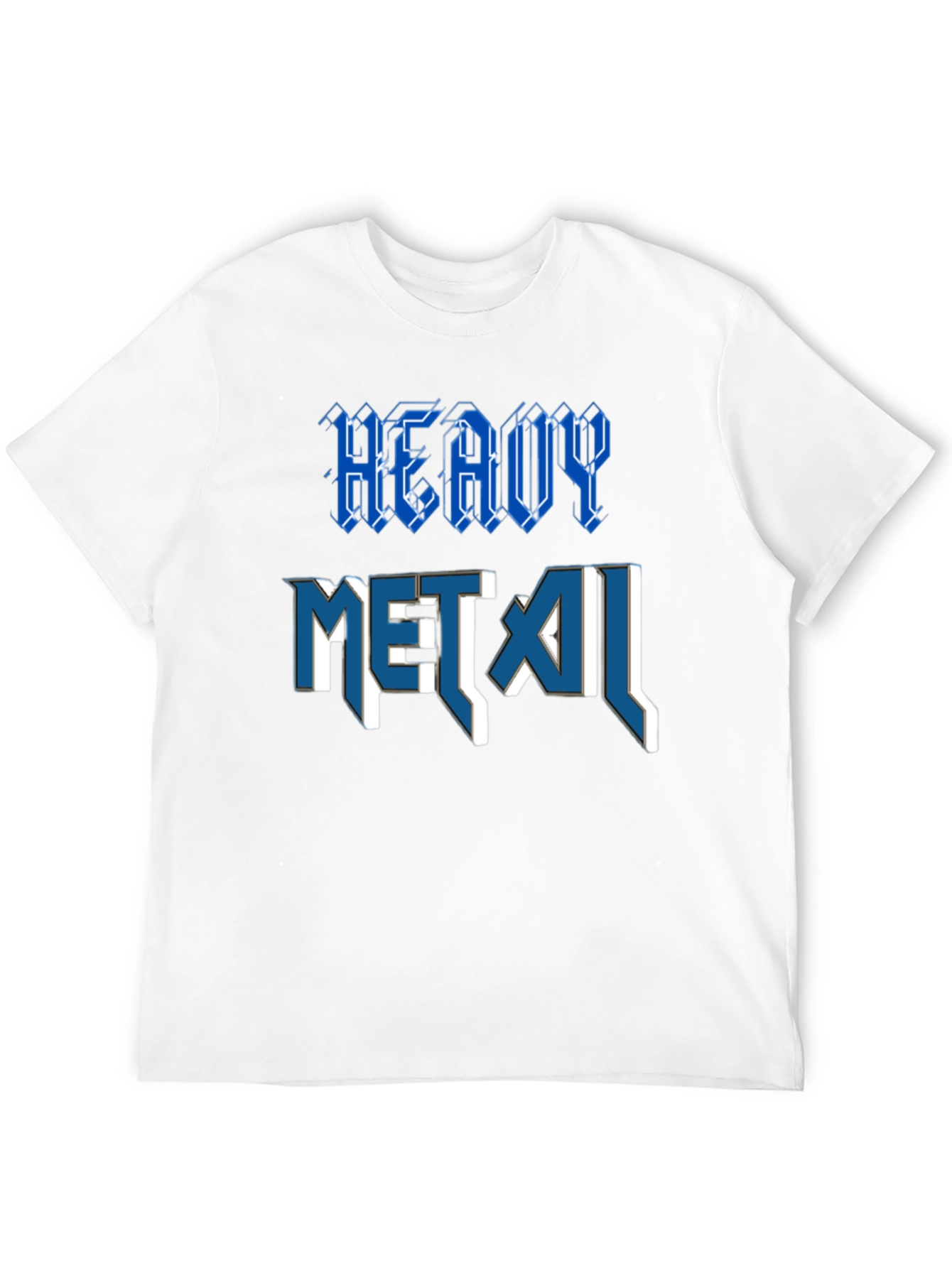 Heavy Metal Graphic T-Shirt - Classic Rock Style