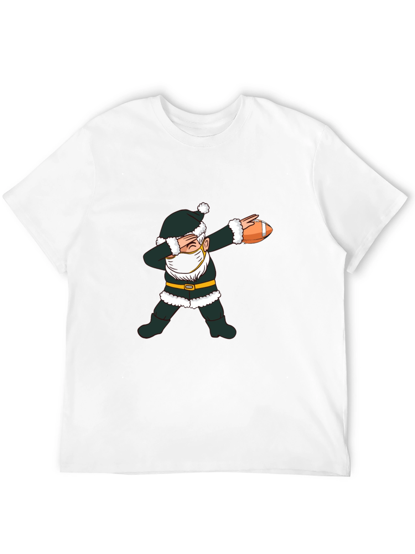 Dabbing Santa Football T-Shirt