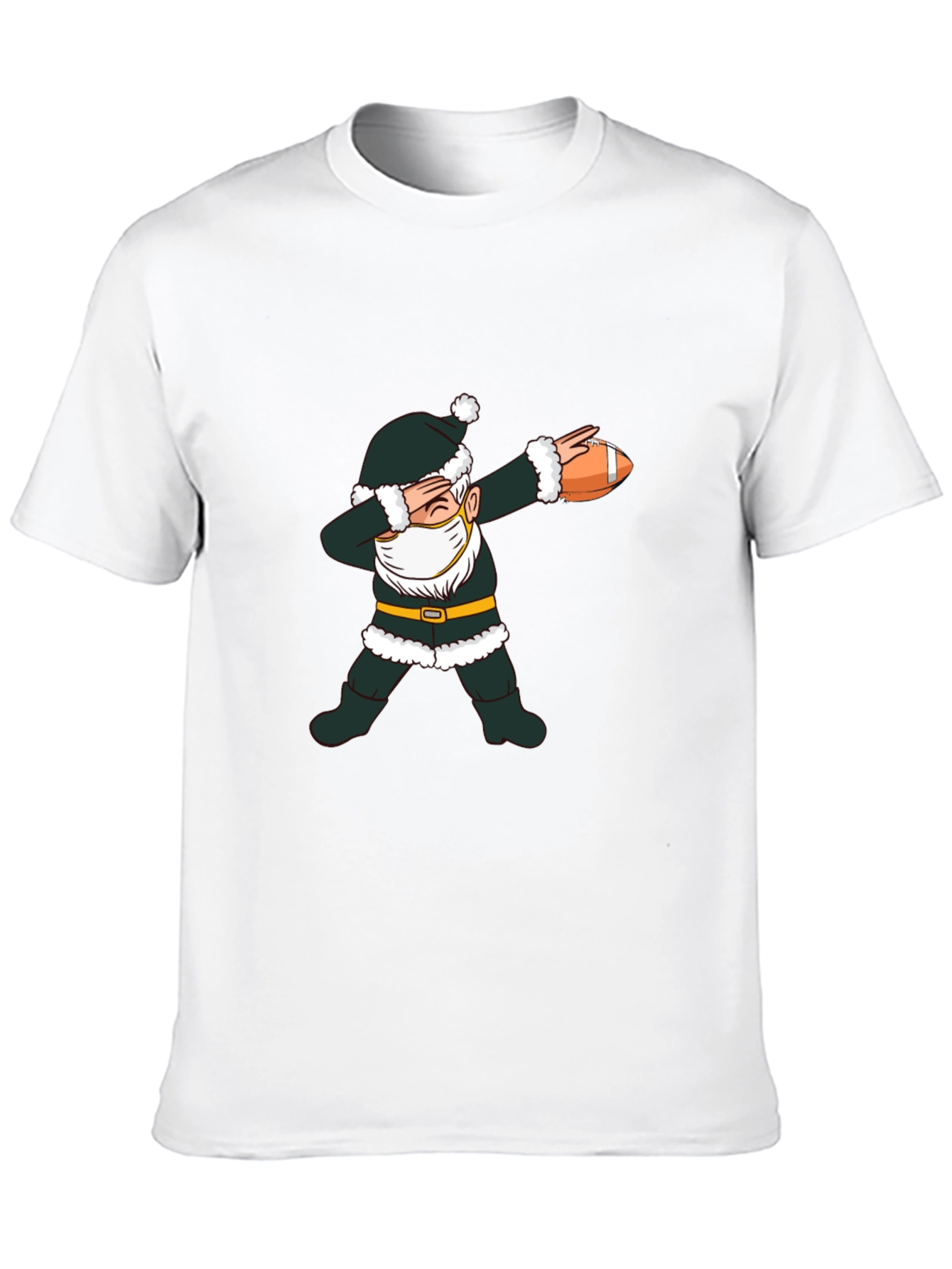 Dabbing Santa Football T-Shirt