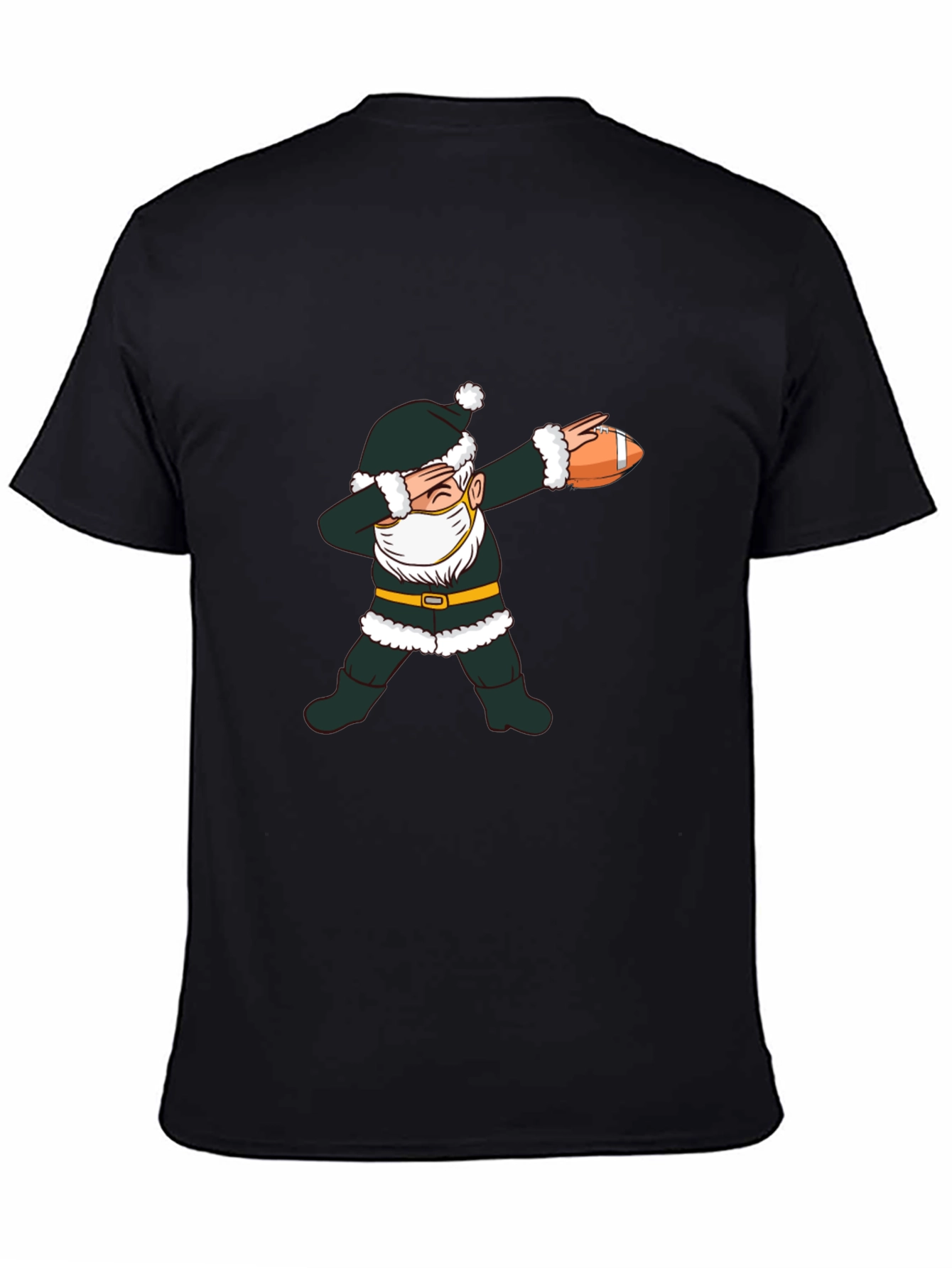 Dabbing Santa Football T-Shirt