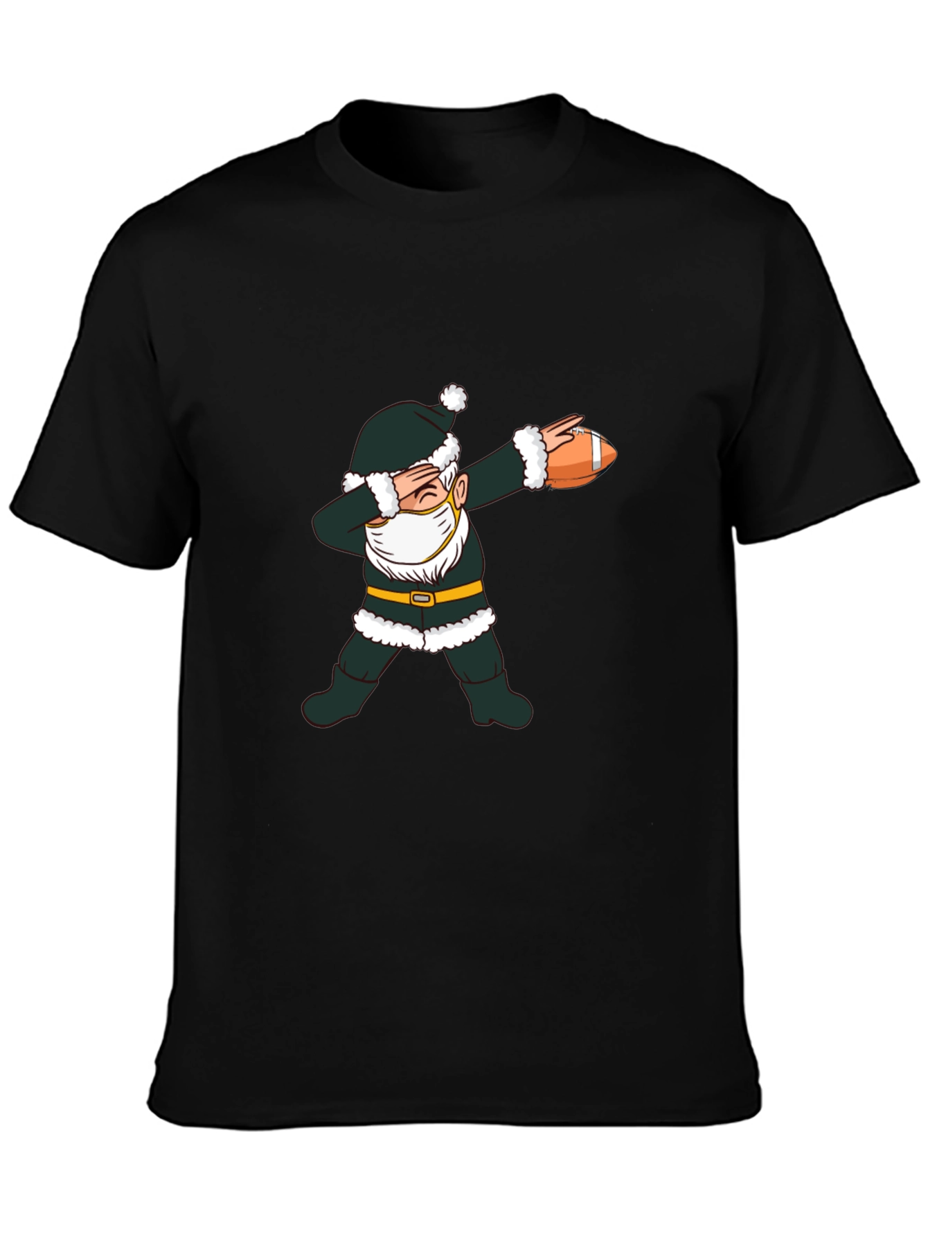 Dabbing Santa Football T-Shirt