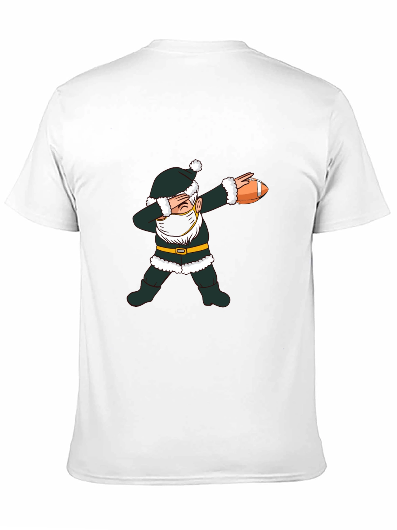 Dabbing Santa Football T-Shirt