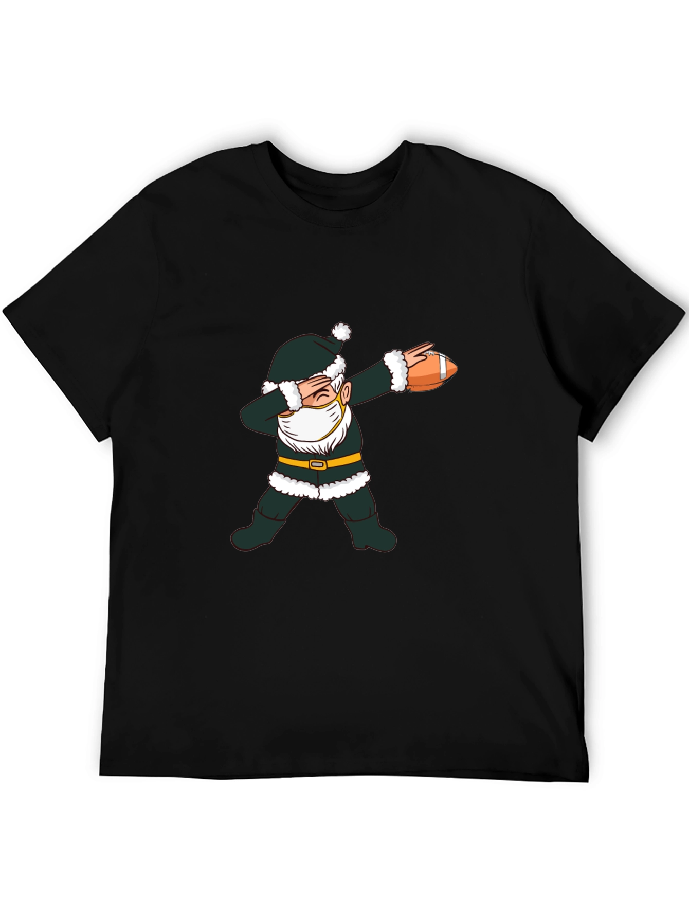 Dabbing Santa Football T-Shirt