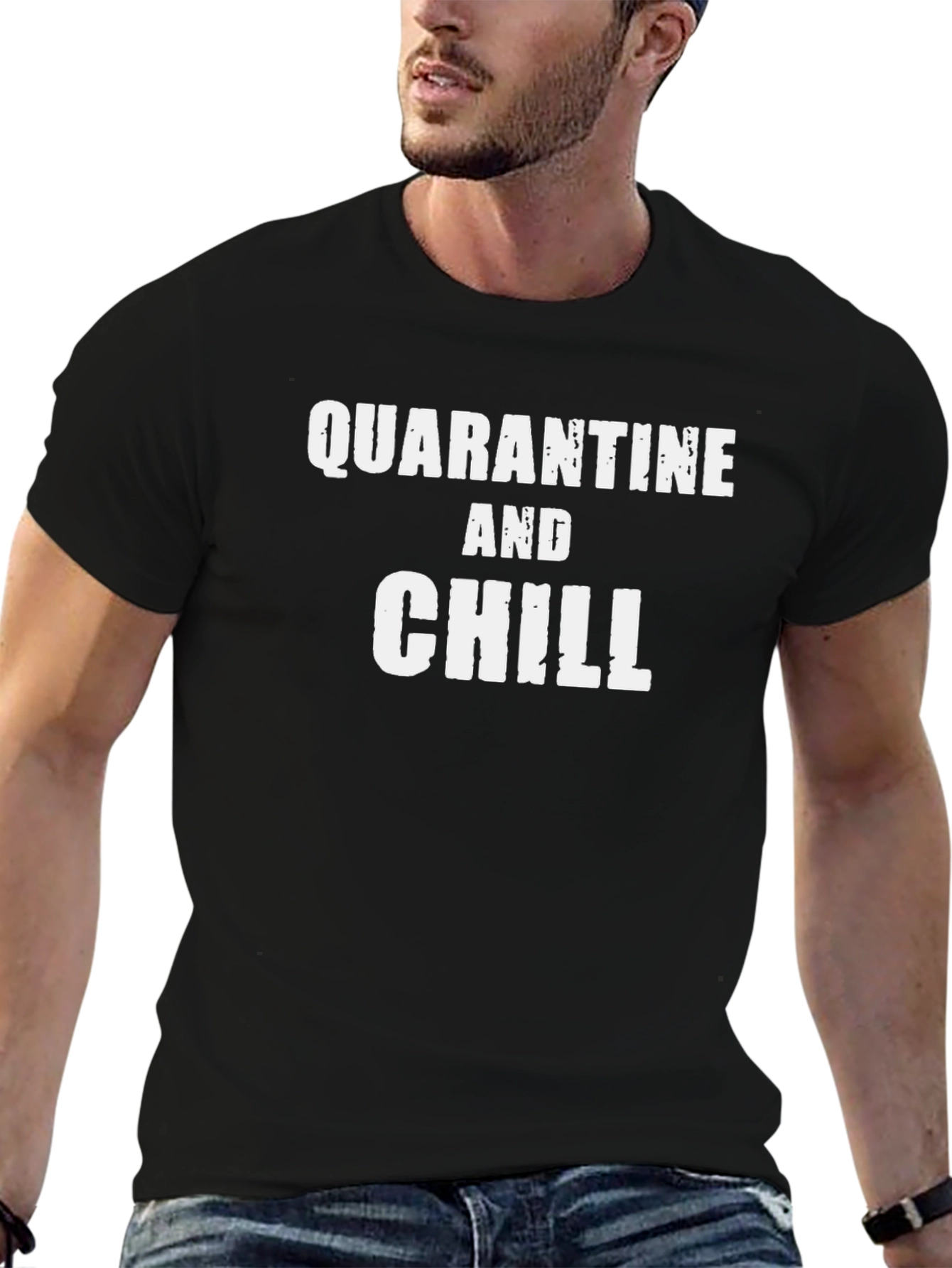 Quarantine and Chill Graphic T-Shirt