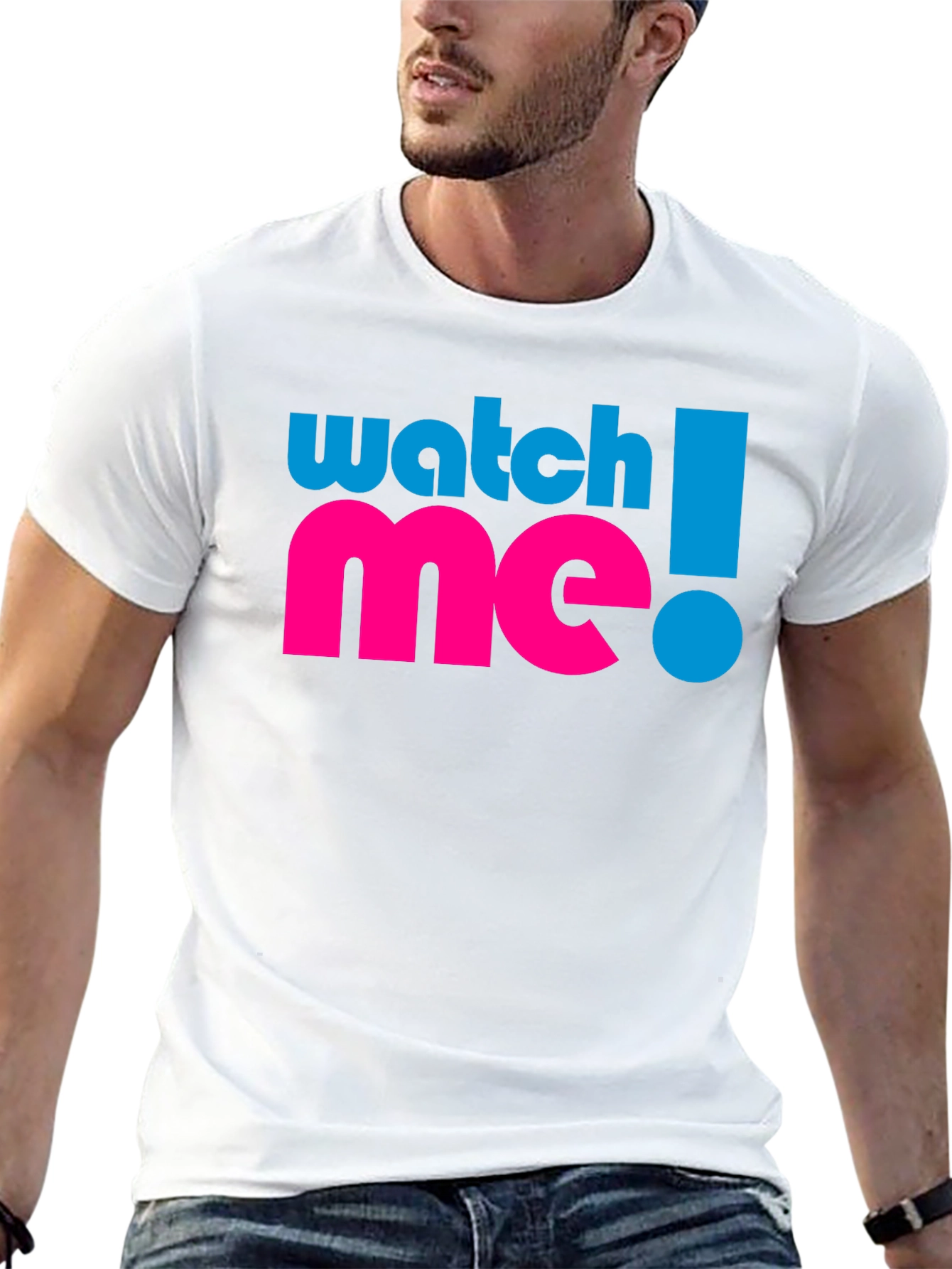 Watch Me! Graphic Tee - Black