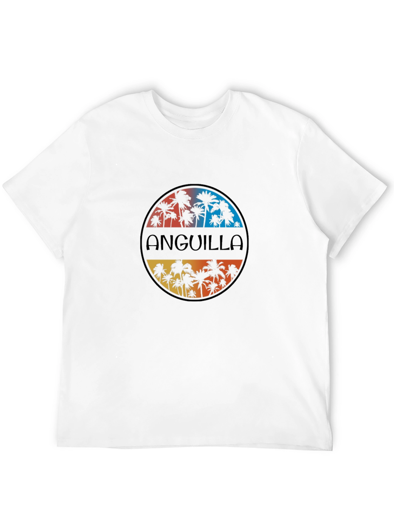 Anguilla Palm Tree T-Shirt - Island Getaway