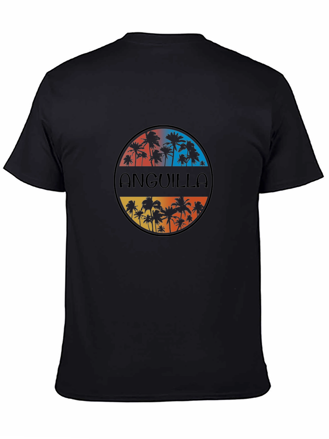 Anguilla Palm Tree T-Shirt - Island Getaway