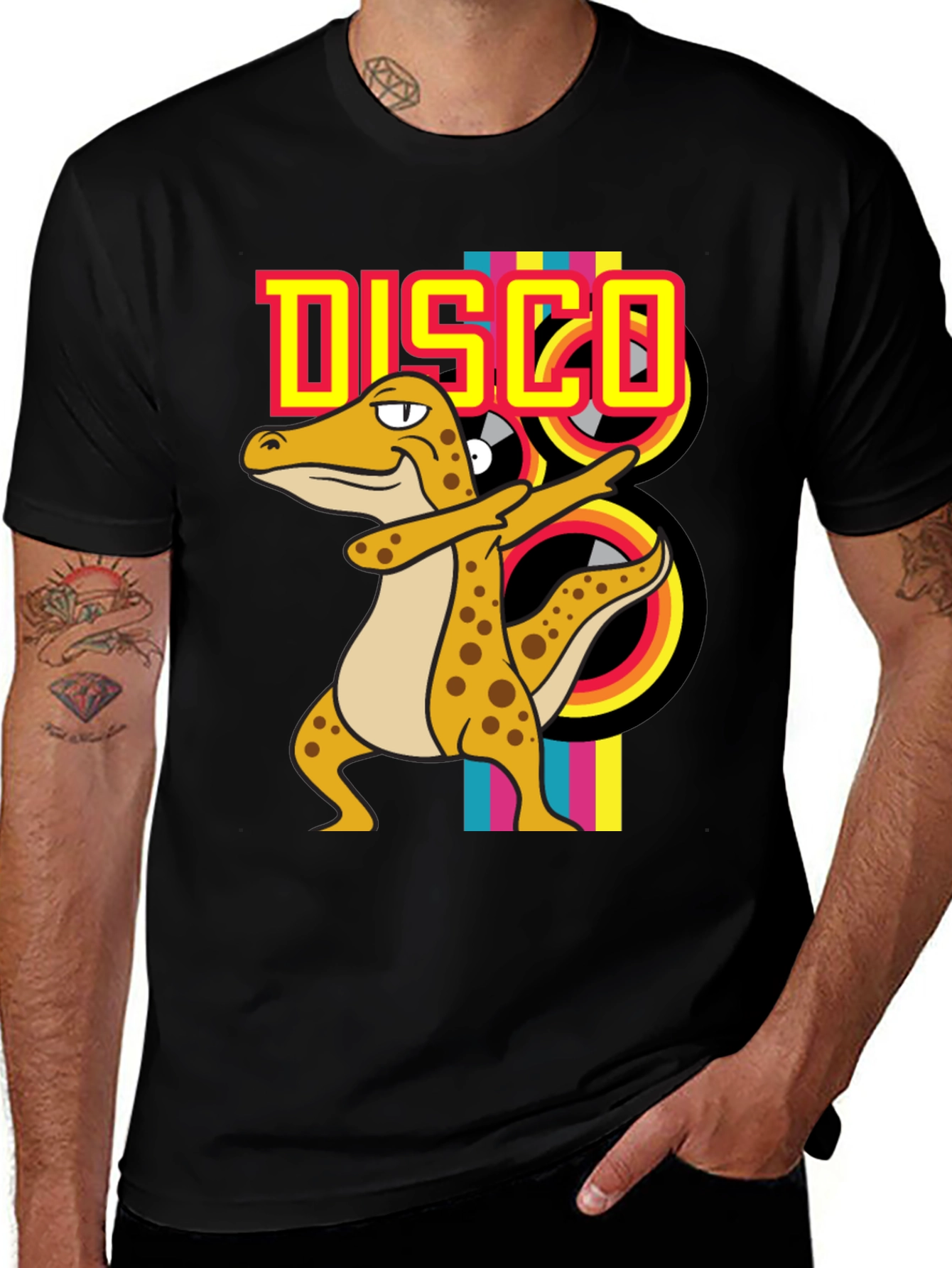 Retro Disco Lizard T-Shirt