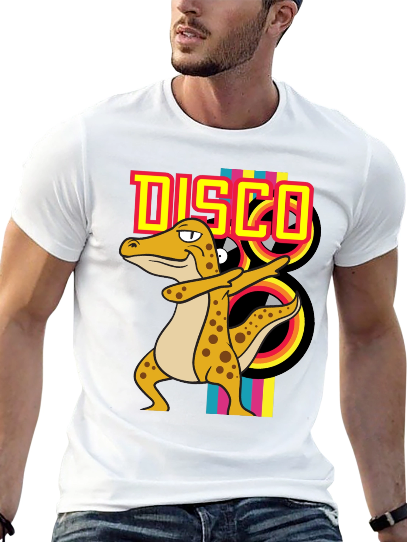 Retro Disco Lizard T-Shirt