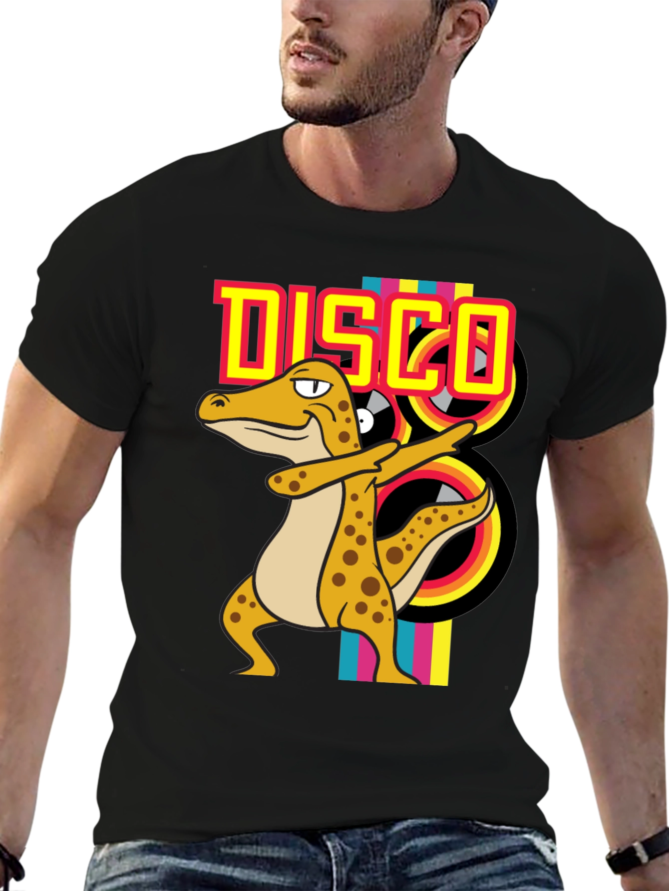 Retro Disco Lizard T-Shirt