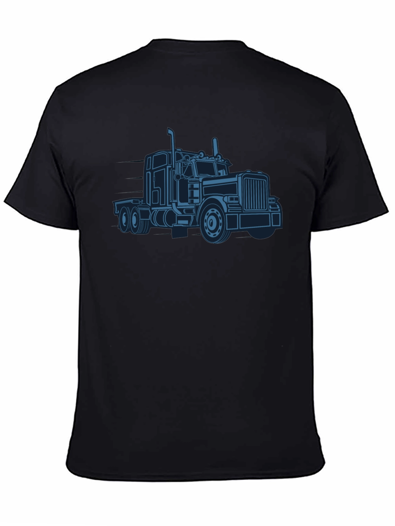 Trucker Graphic T-Shirt - Classic Big Rig Design
