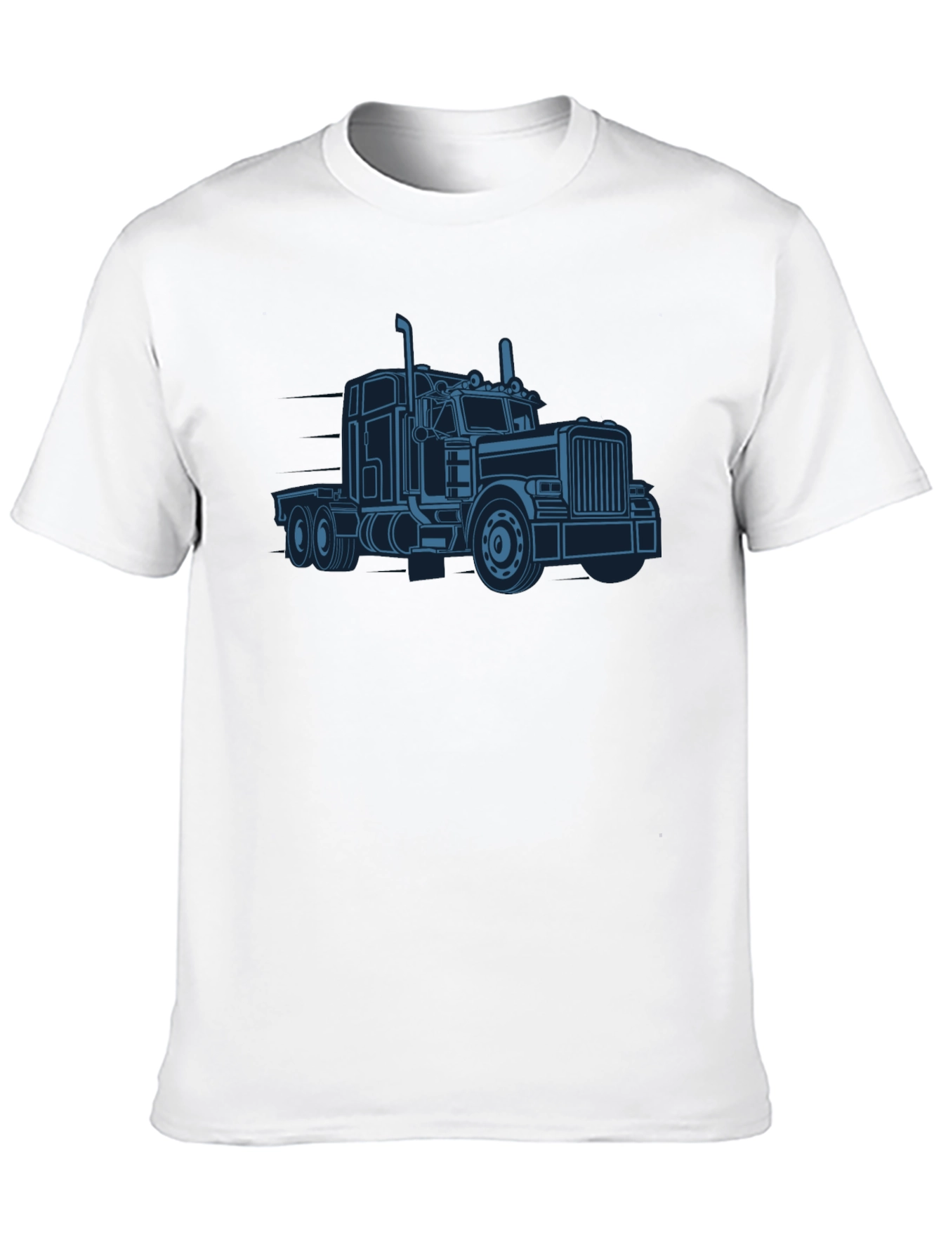 Trucker Graphic T-Shirt - Classic Big Rig Design