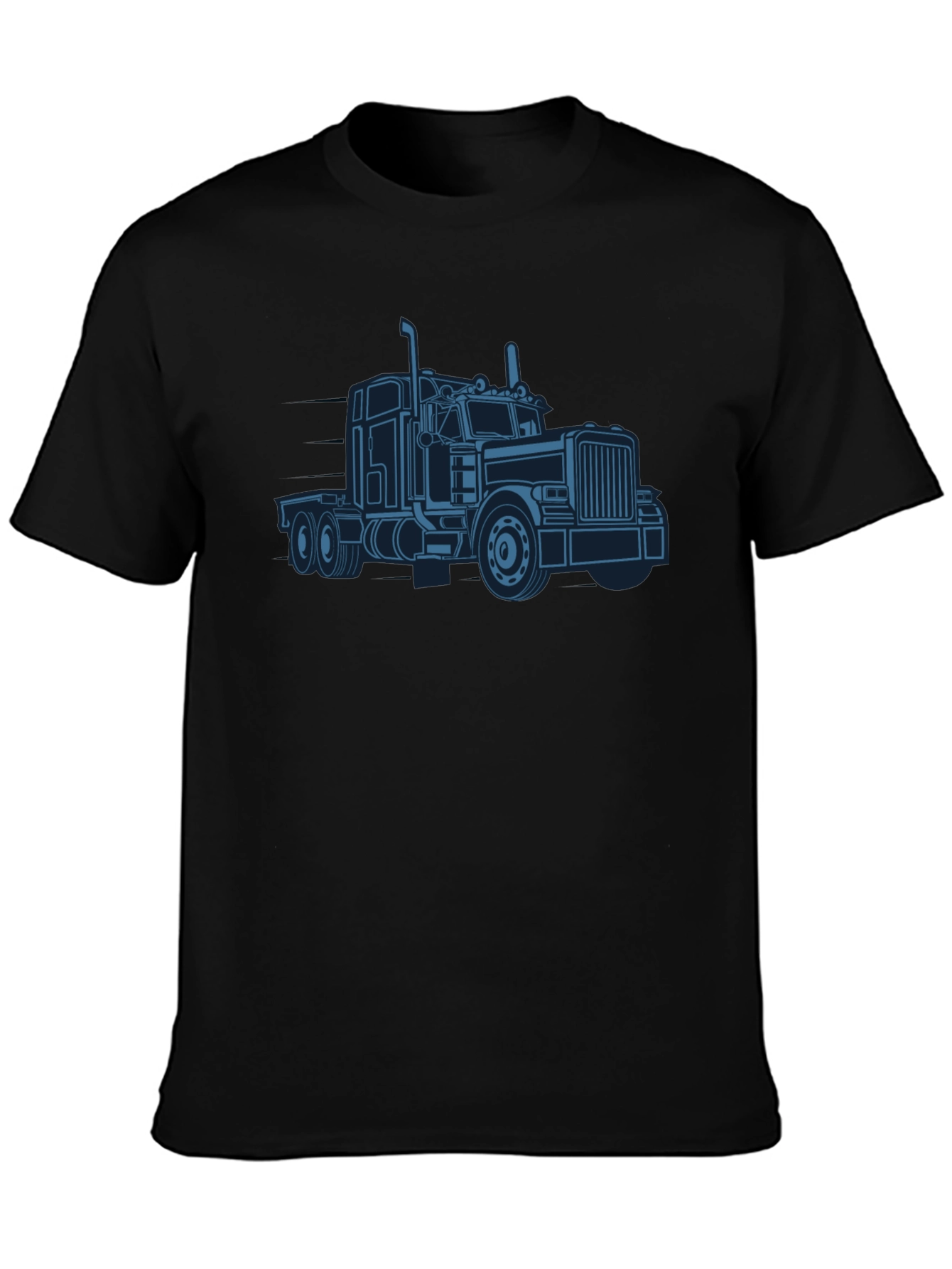 Trucker Graphic T-Shirt - Classic Big Rig Design