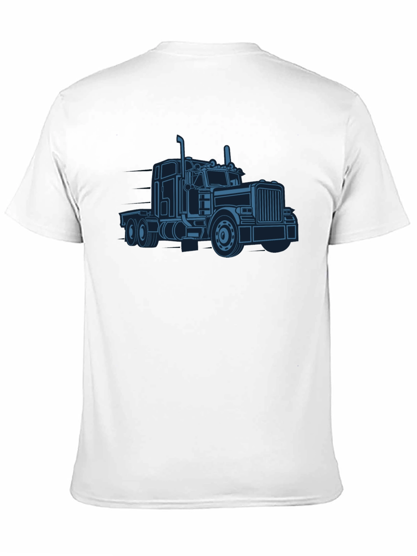 Trucker Graphic T-Shirt - Classic Big Rig Design