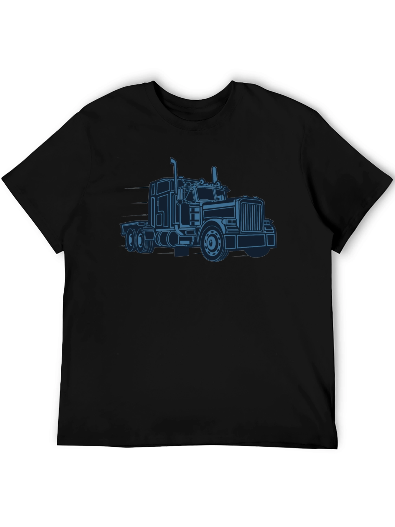 Trucker Graphic T-Shirt - Classic Big Rig Design