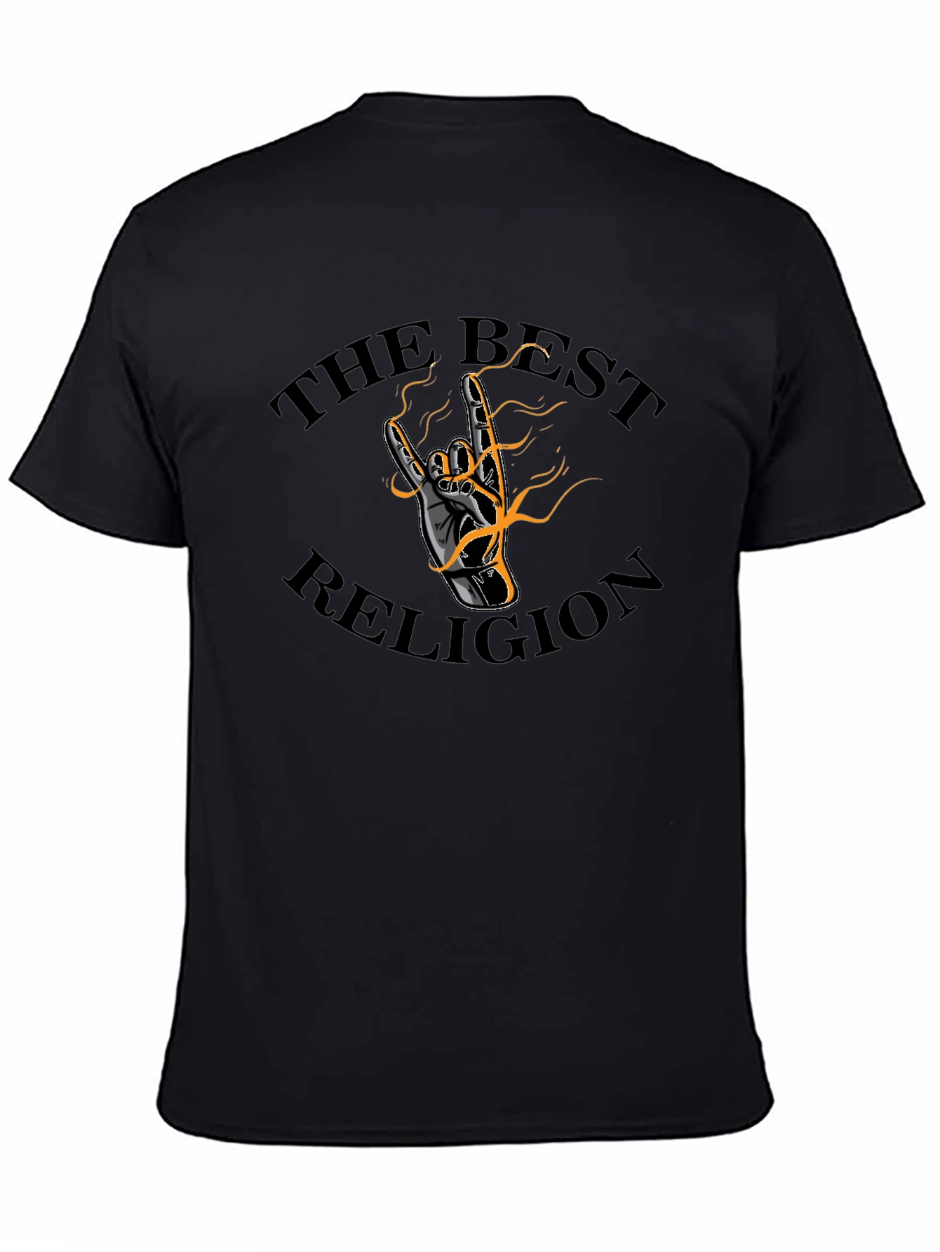 The Best Religion Graphic T-Shirt - Black
