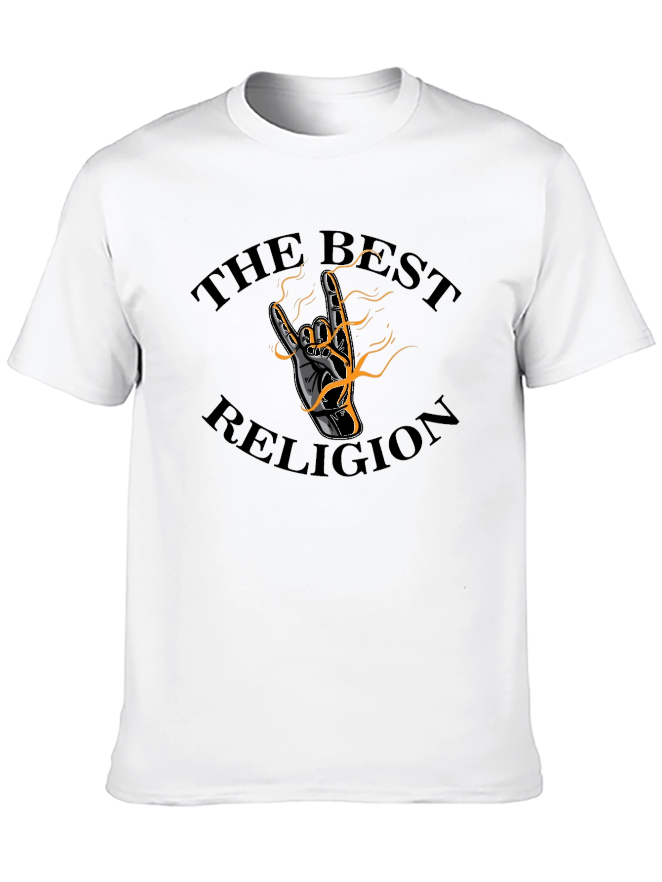 The Best Religion Graphic T-Shirt - Black