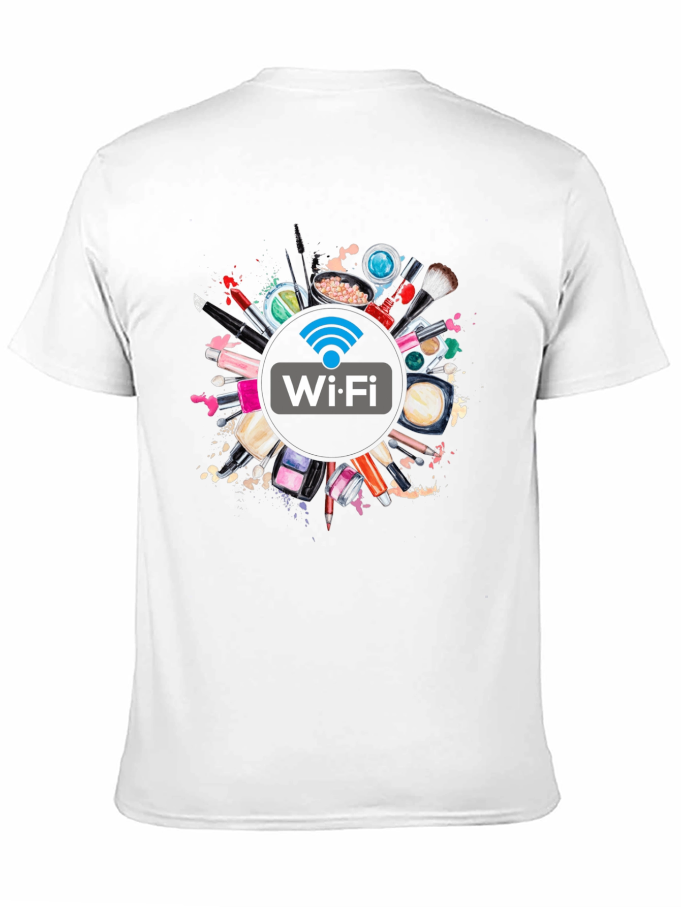 Makeup Artist WiFi T-Shirt - Black Cotton Tee