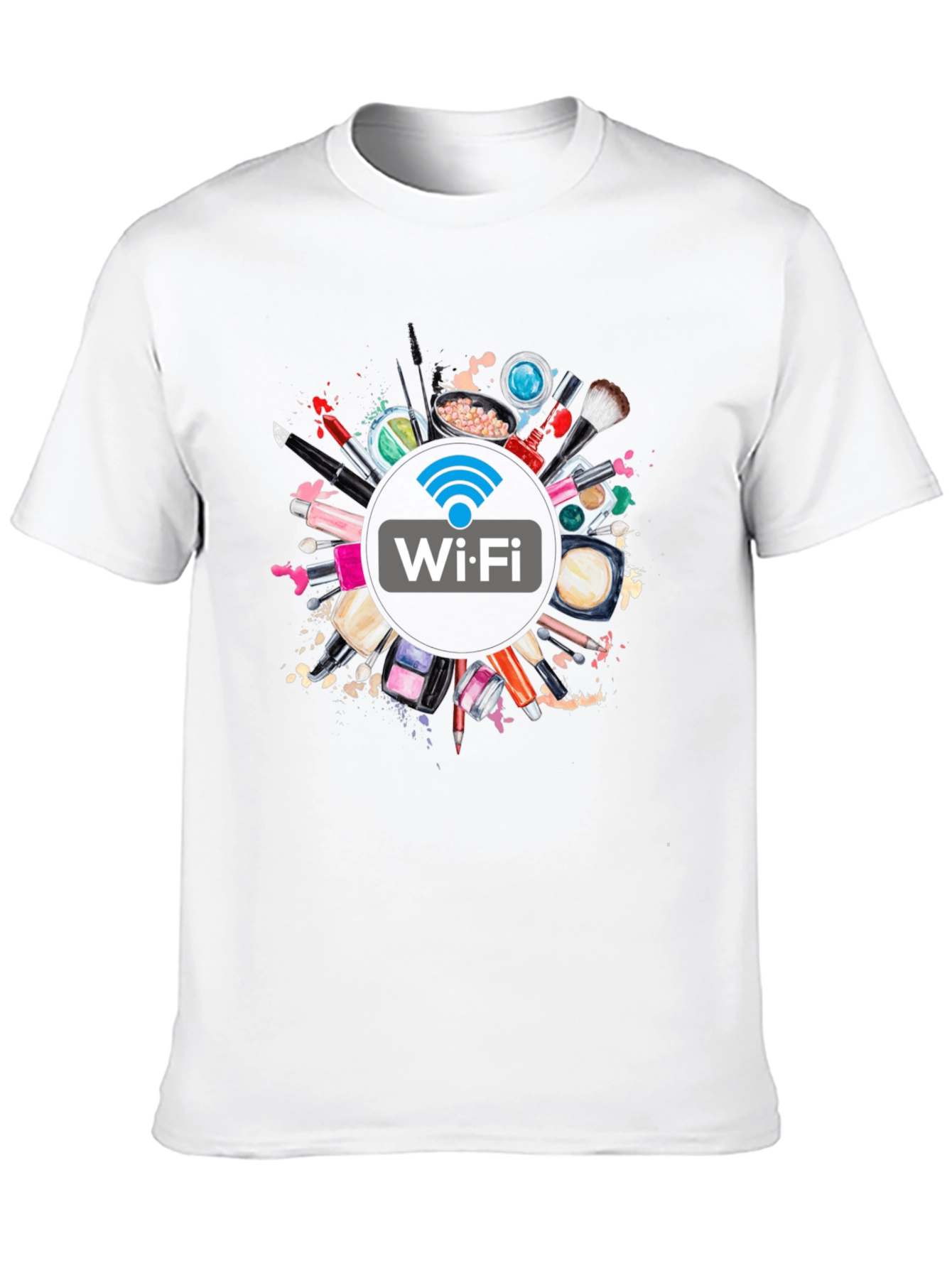Makeup Artist WiFi T-Shirt - Black Cotton Tee